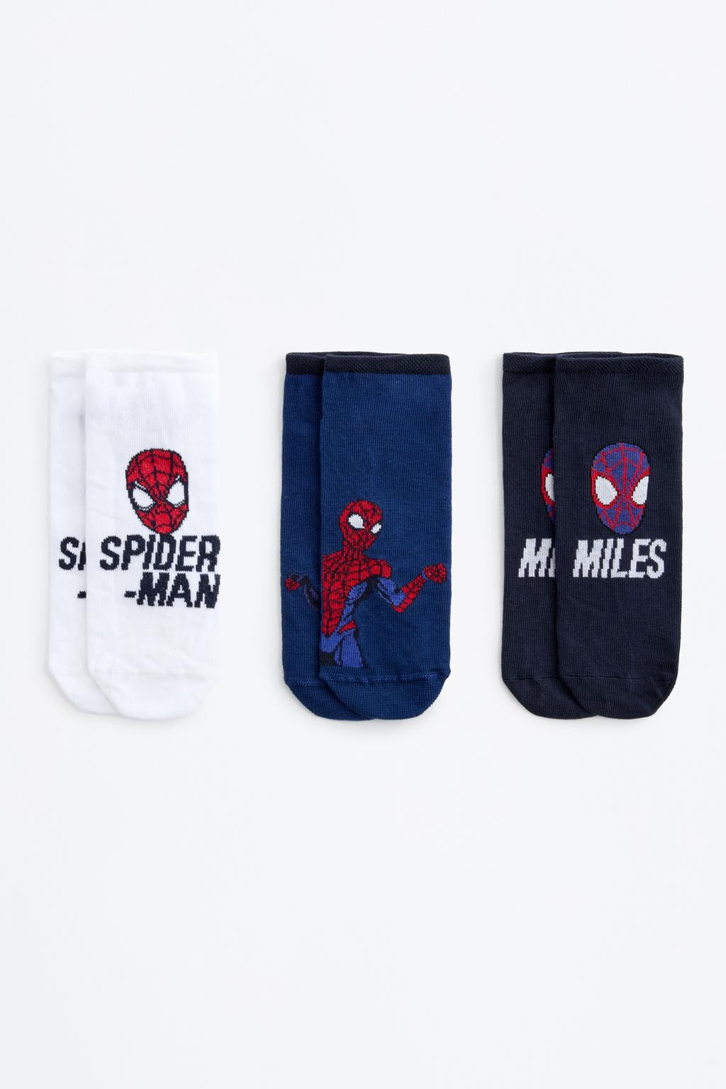 Pack 3 calcetines tobilleros Spiderman ©Marvel