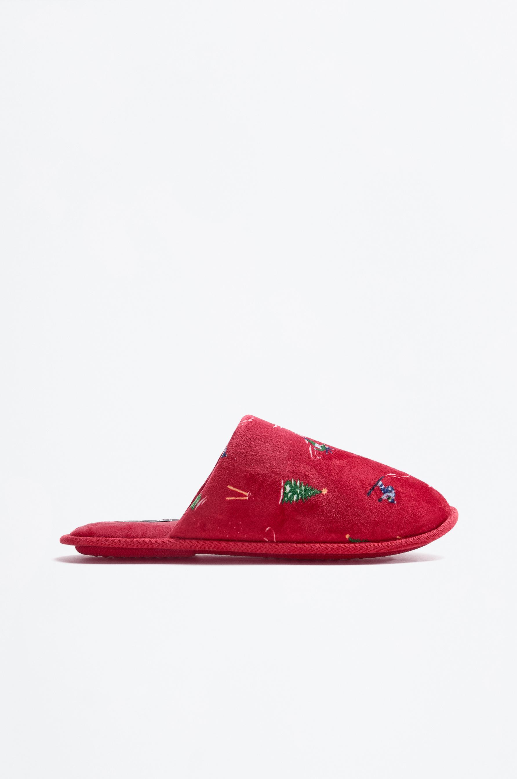 Hombre | Zapatilla de casa navideña