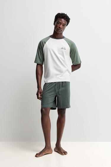 Short printed pyjamas — OFF WHITE 2