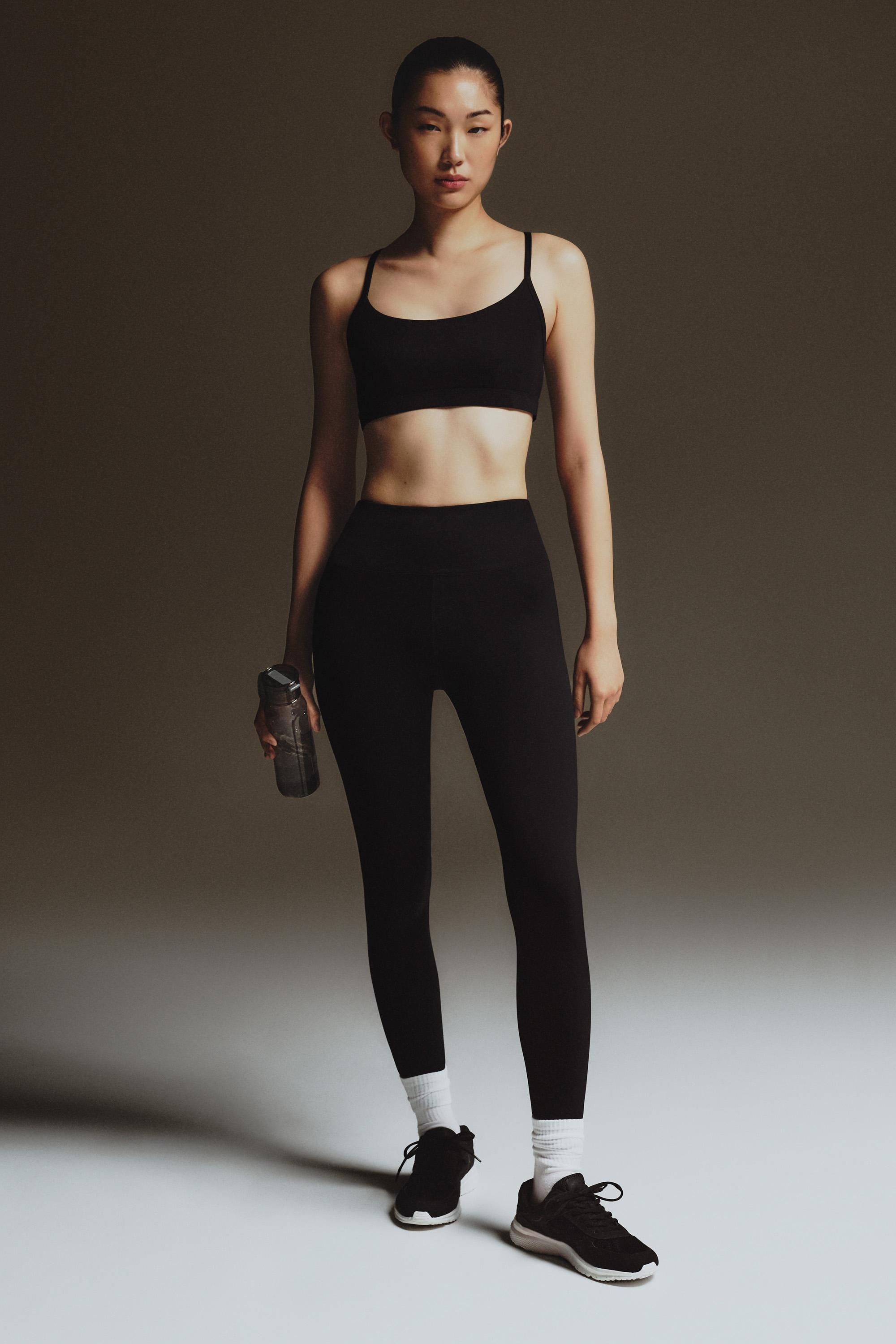 Basic sports leggings — BLACK