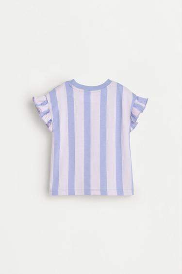 Peppa Pig™ ruffled T-shirt and bike shorts co-ord — LILAC 4