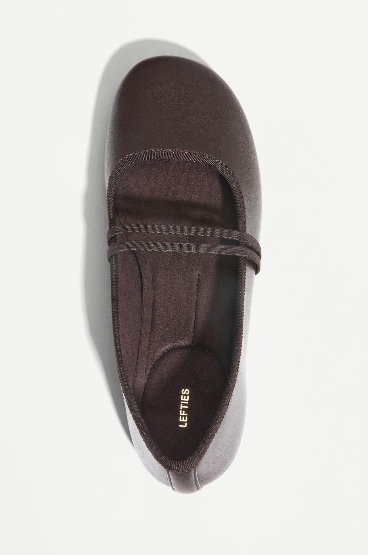 Comfort ballet flats — BROWN