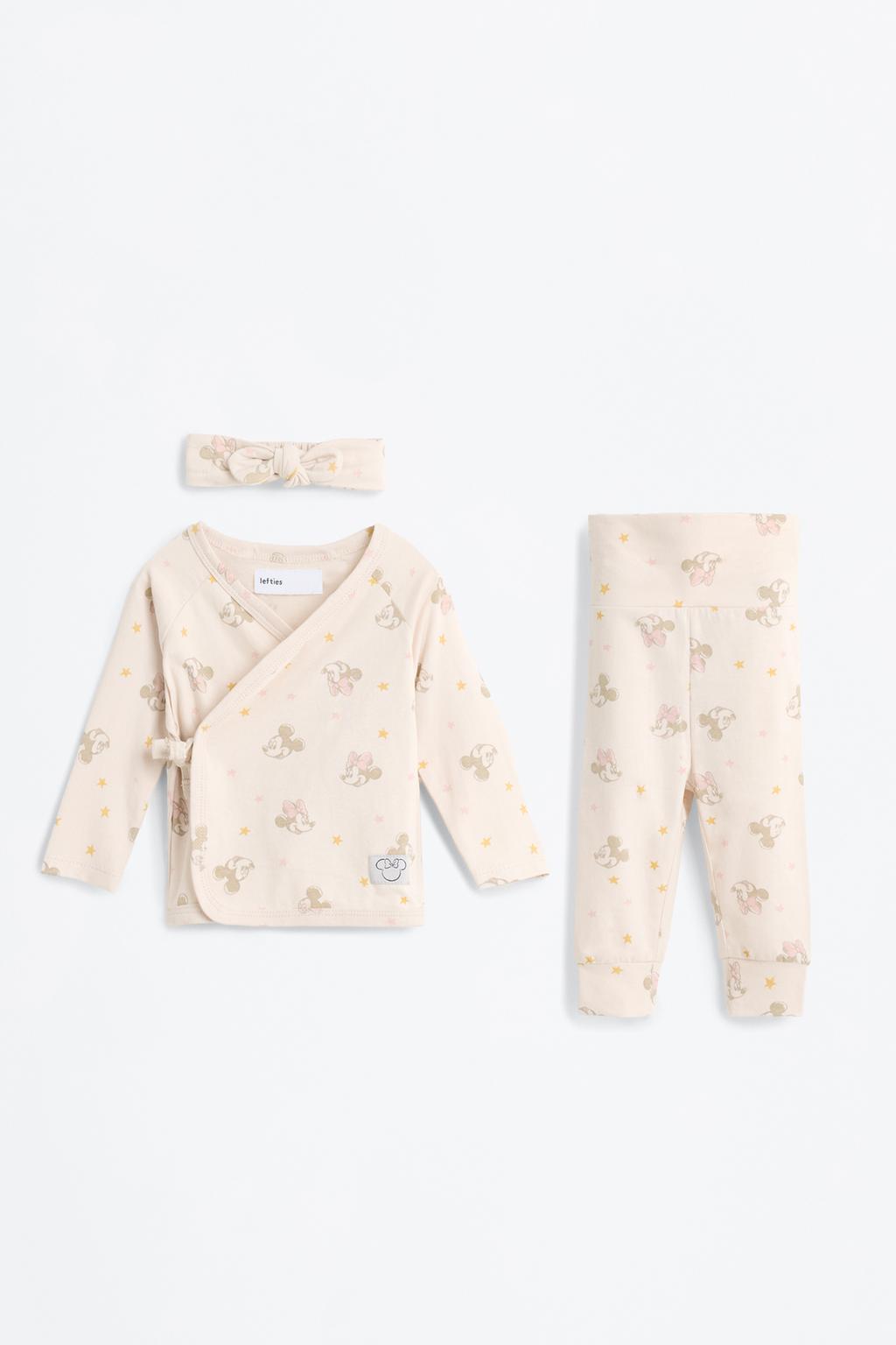 Minnie Mouse ©Disney kimono T-shirt, leggings and headband set