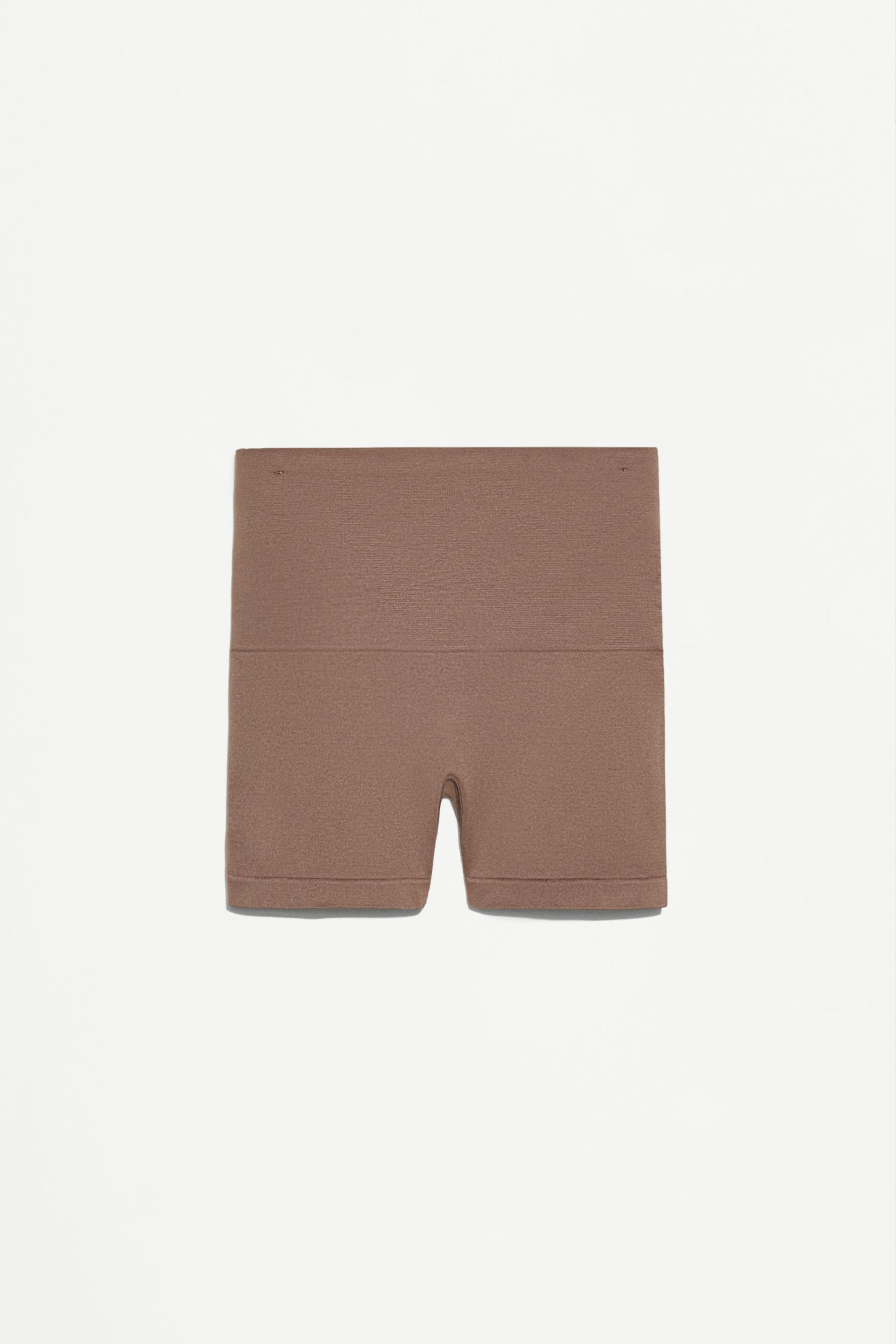 Seamless shapewear shorts — MINK