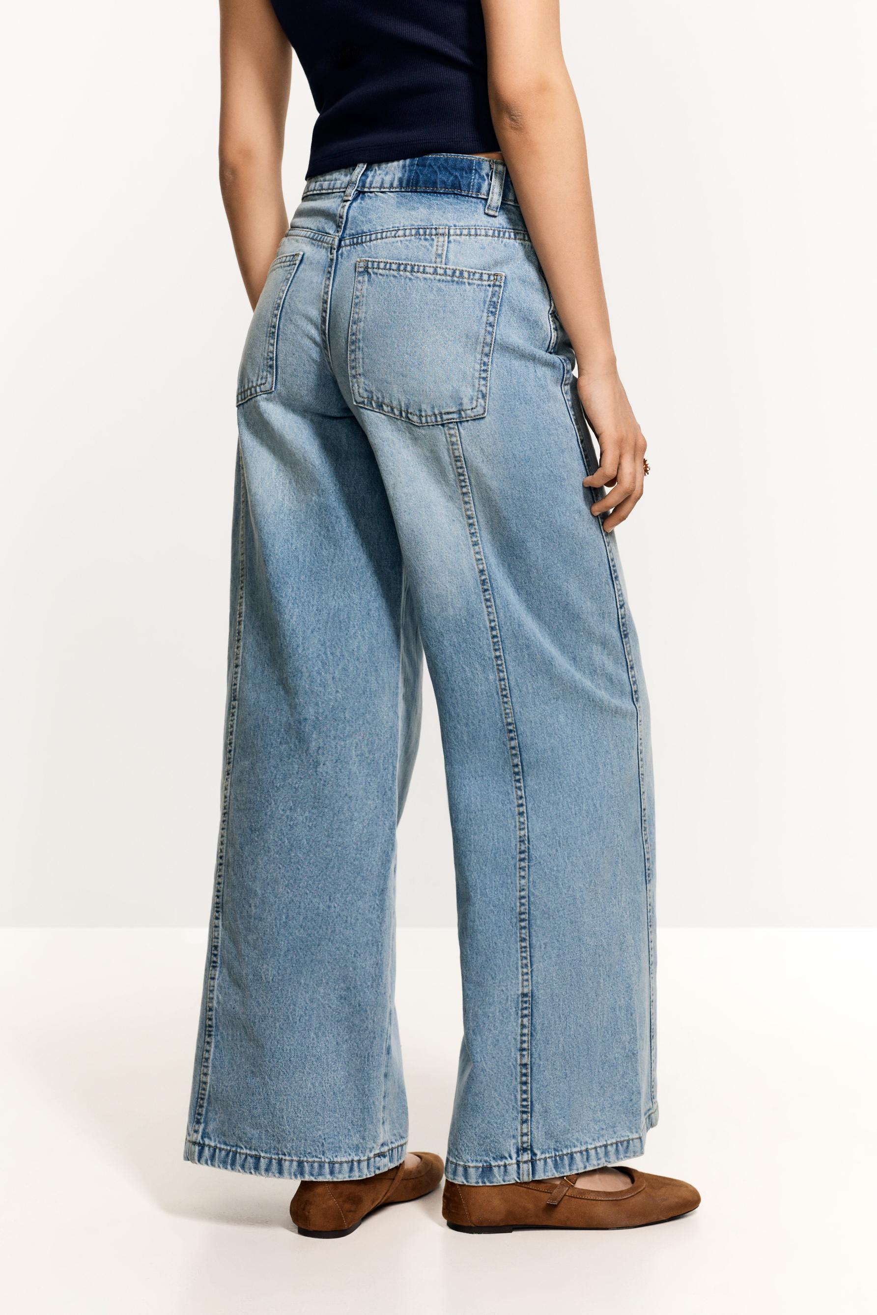 Wide-leg jeans — FADED BLUE