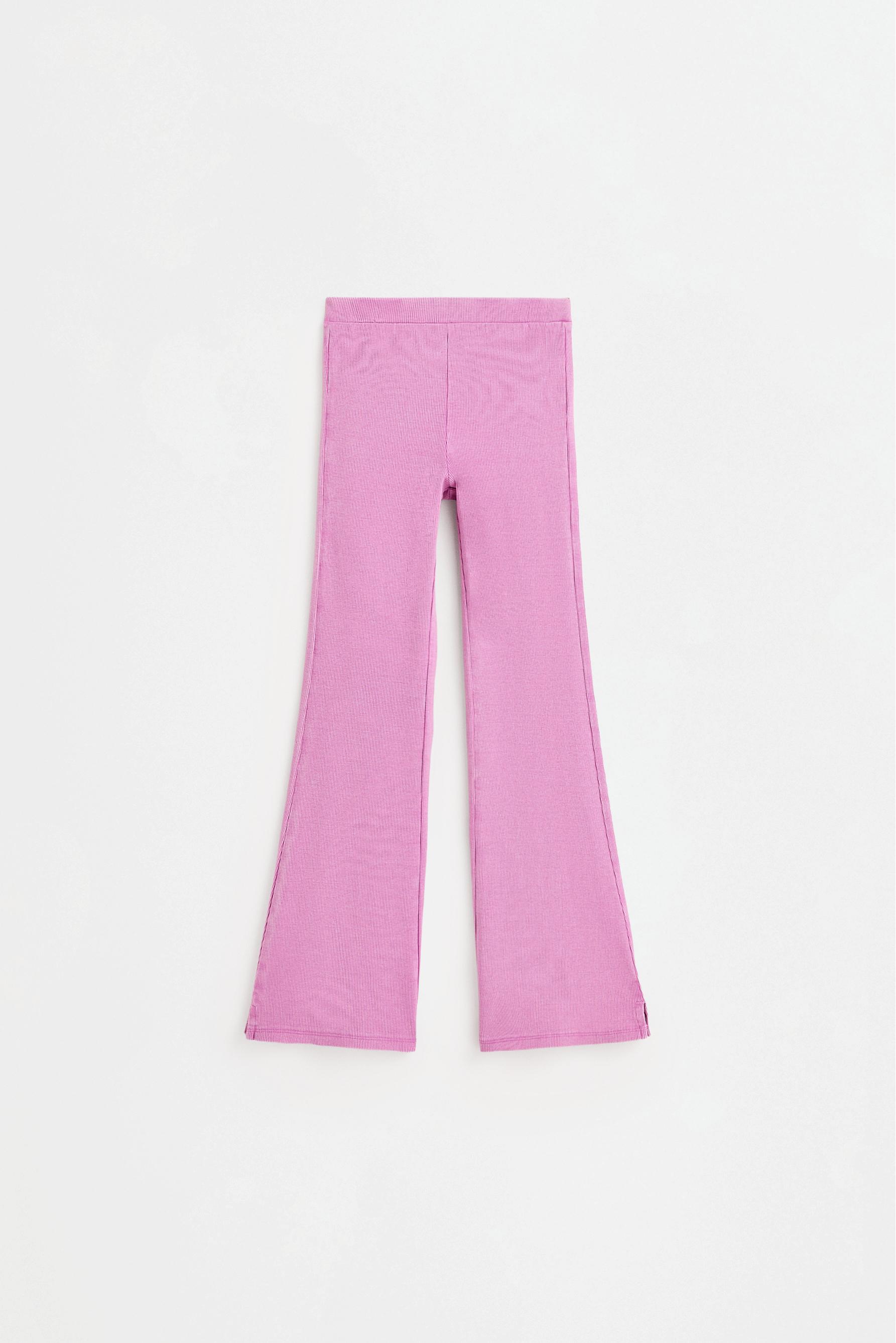 Washed effect T-shirt and leggings set — PINK
