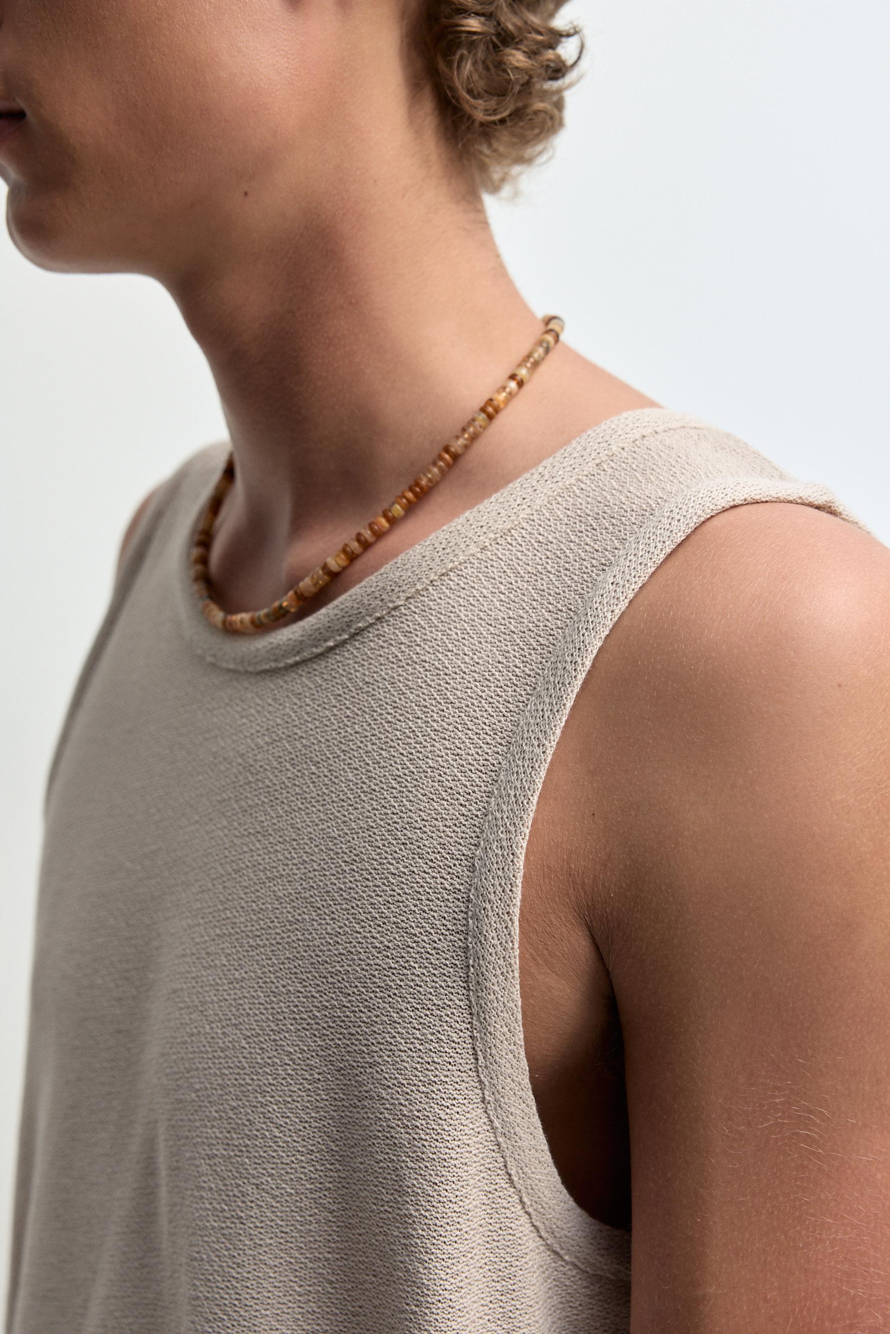 Rustic tank top — CAMEL