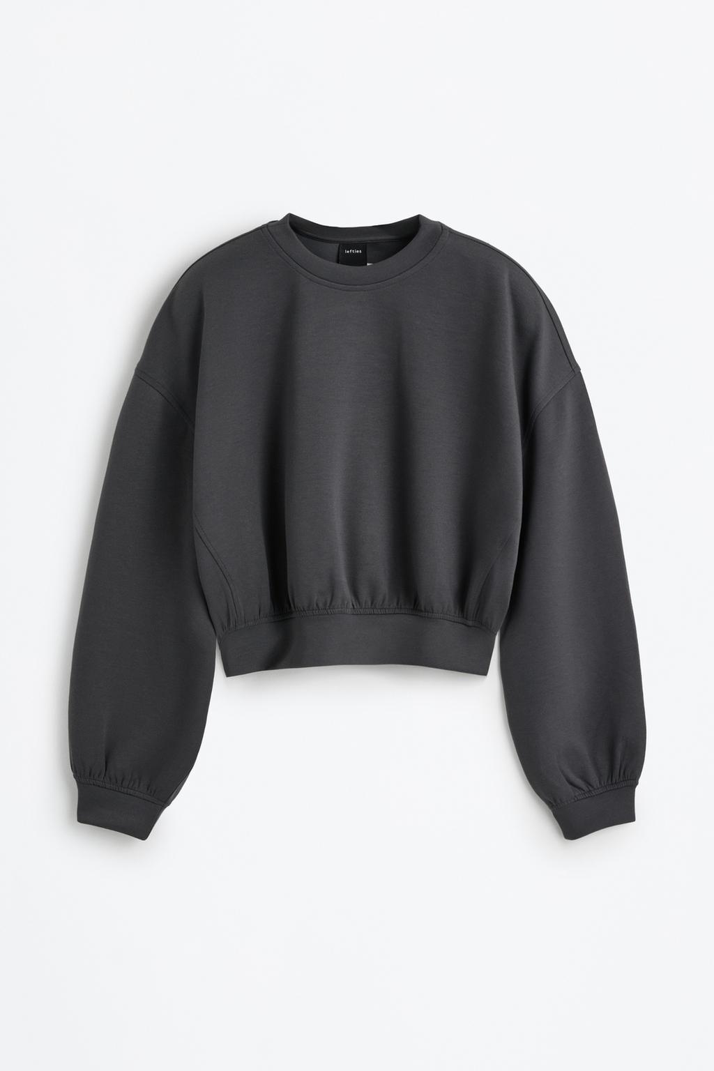 Sudadera deportiva cropped fluida