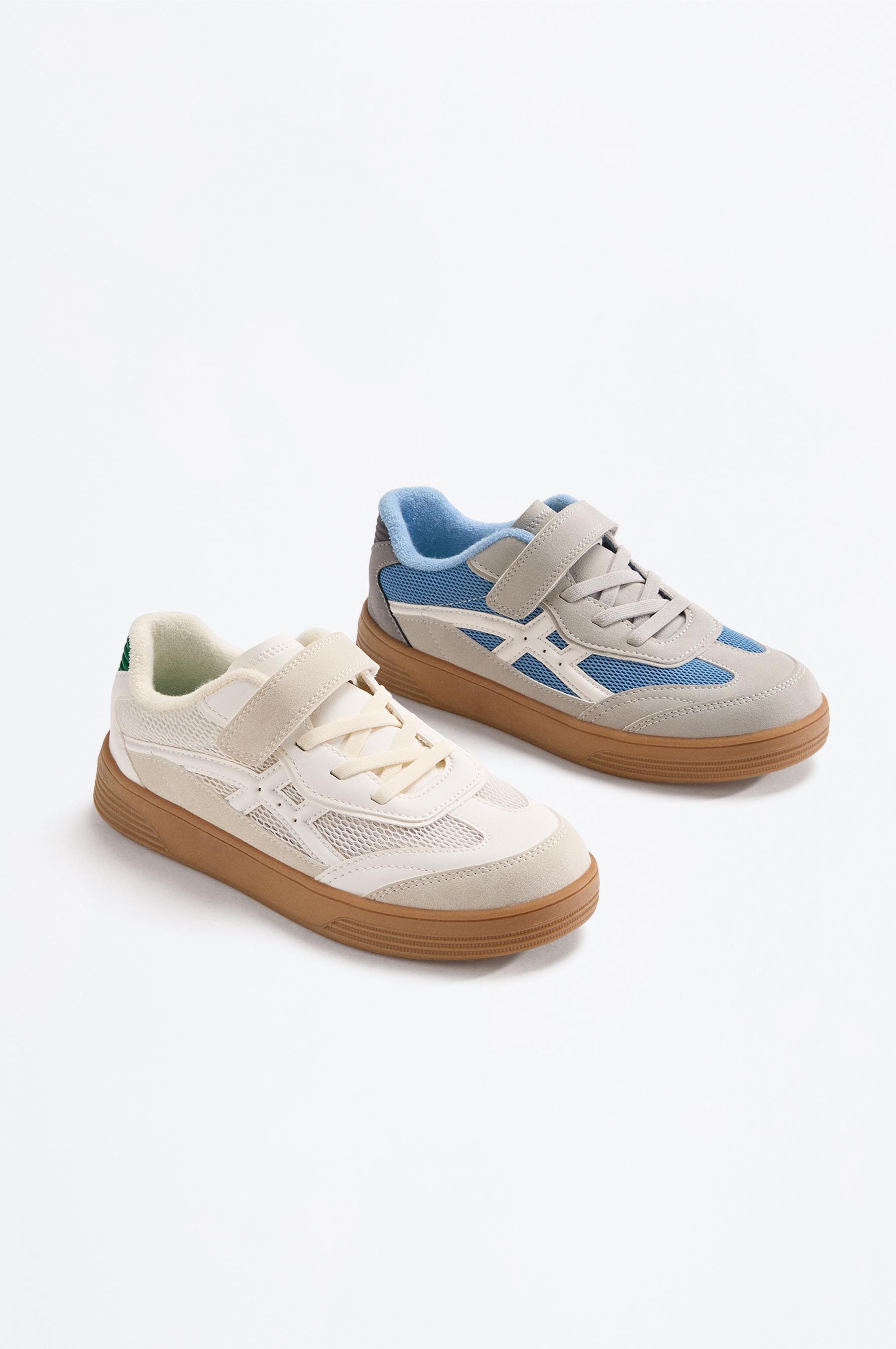 Combined sneakers — WHITE
