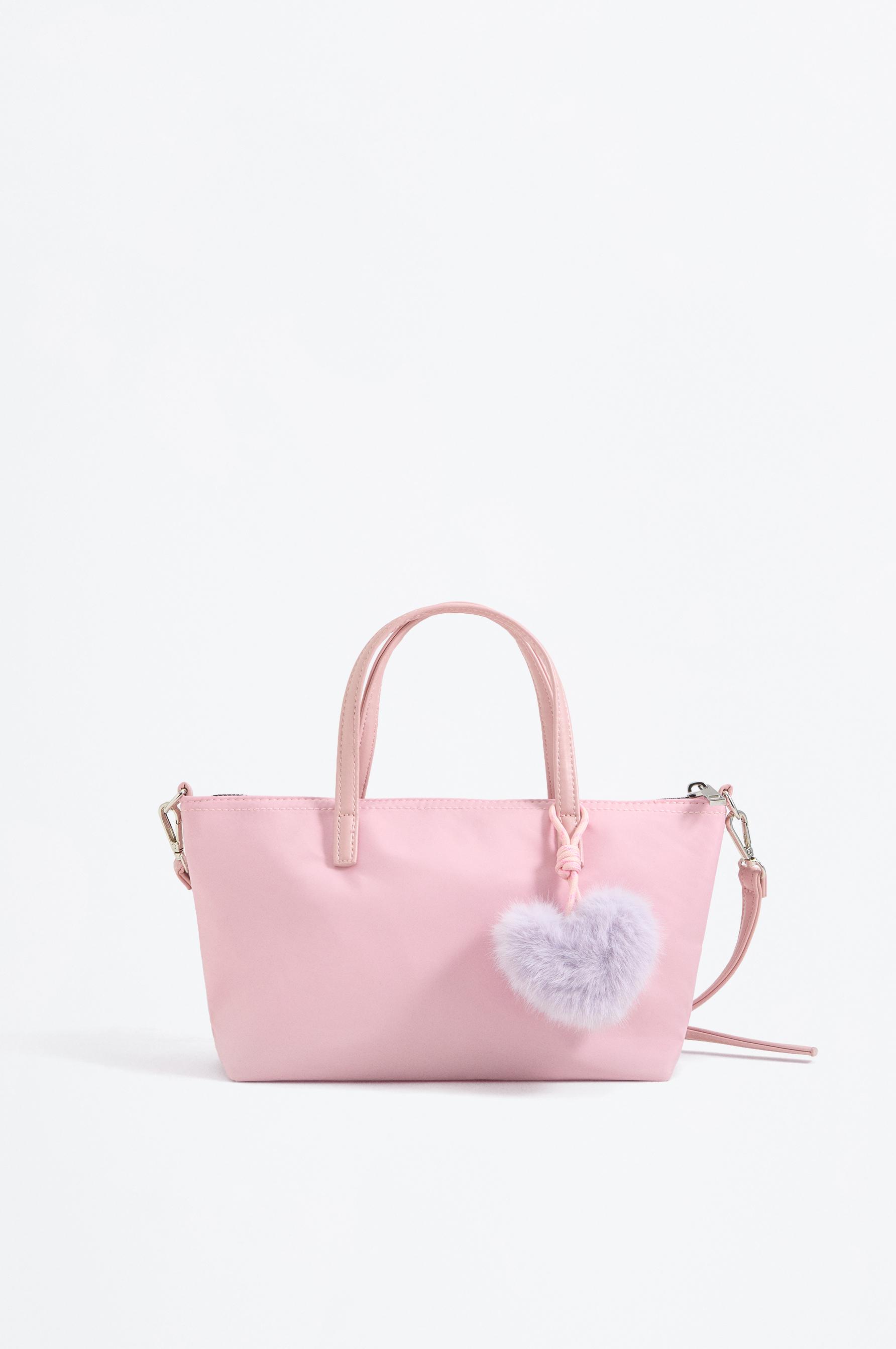 Naylon mini charm omuz çantası - Tümünü görüntüle - SIRT ÇANTASI