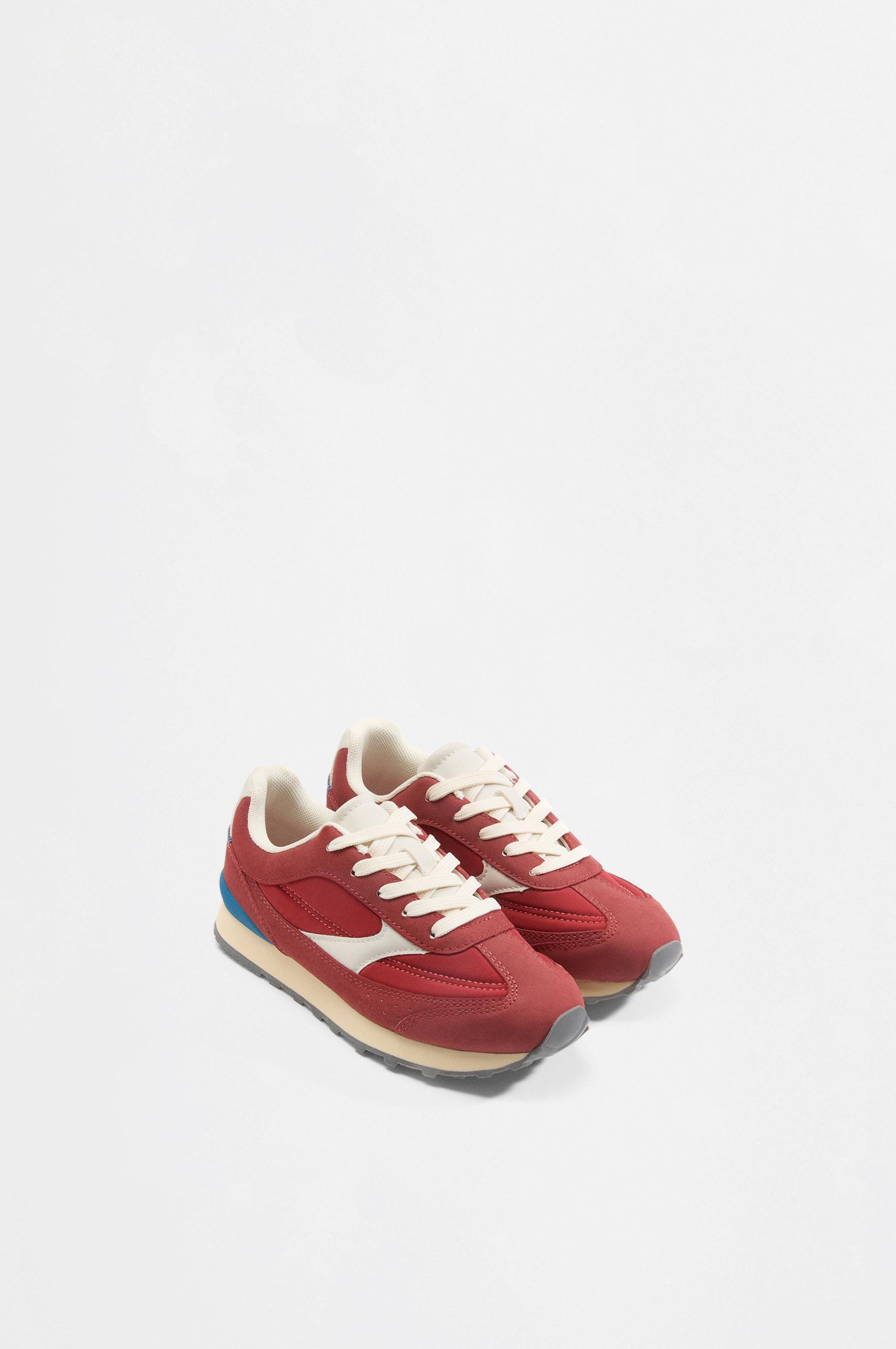 Casual sneakers — BURGUNDY
