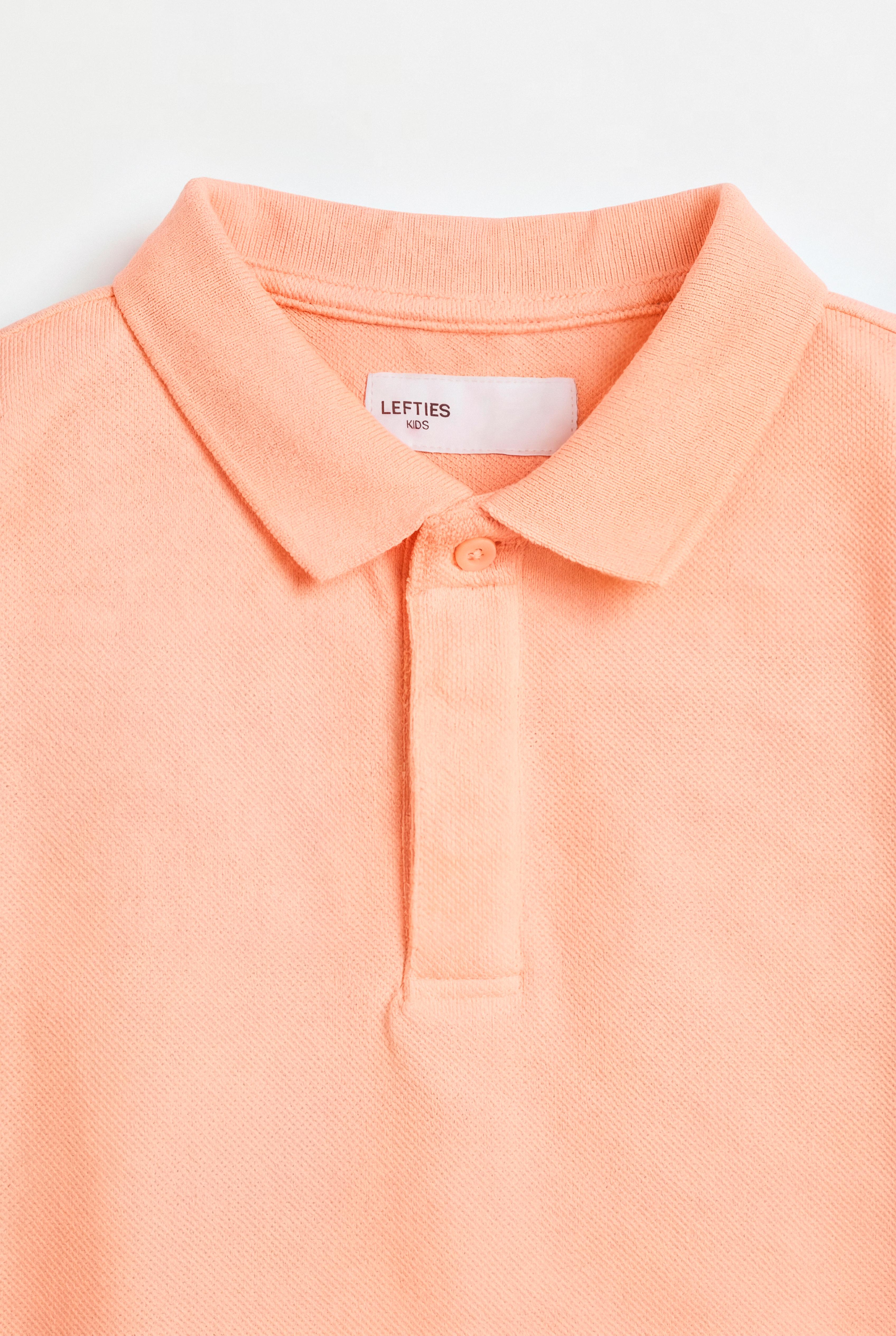 Basic polo shirt — TANGERINE