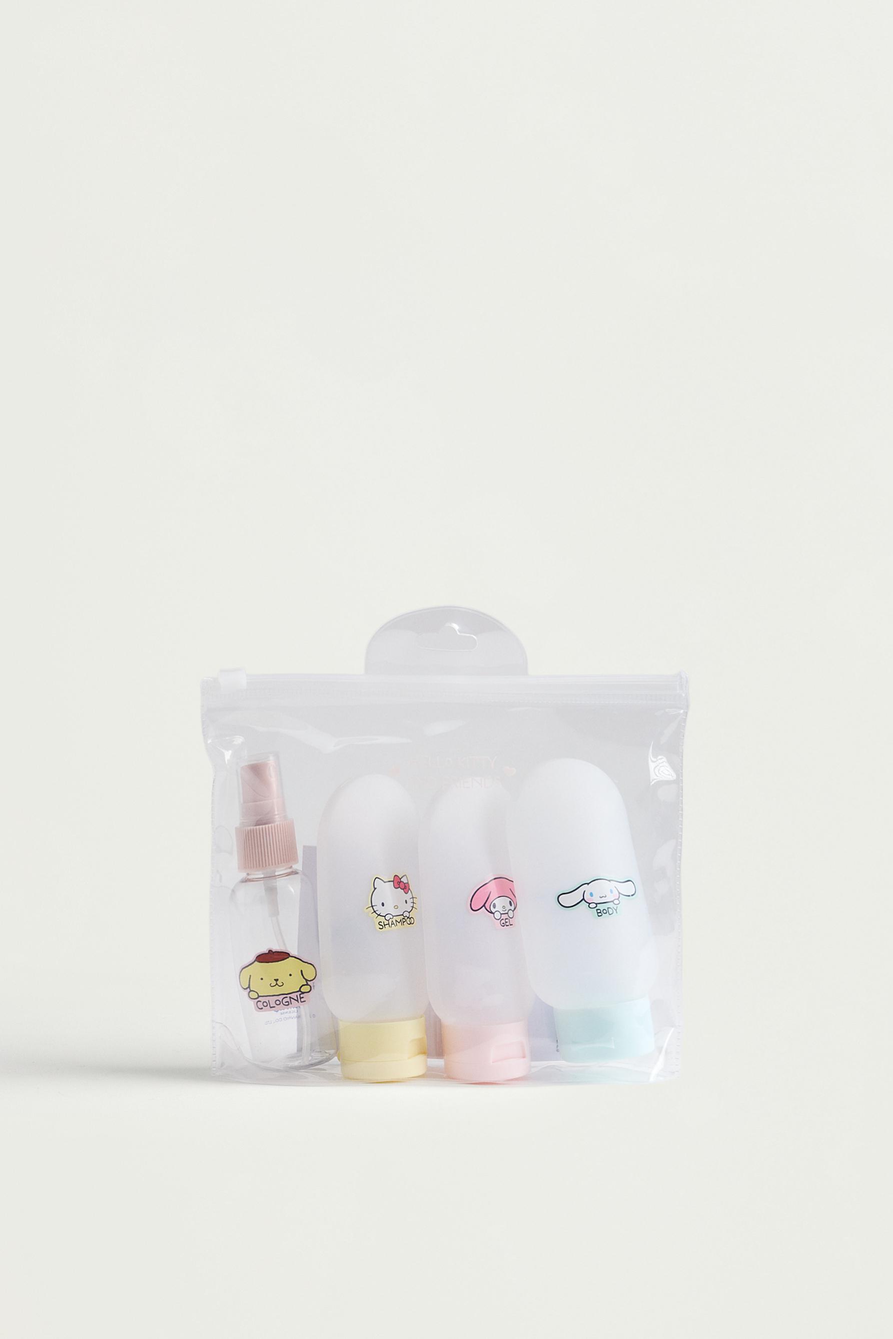 Botes Hello Kitty & Friends ©SANRIO reutilizables para viaje (Set 4)