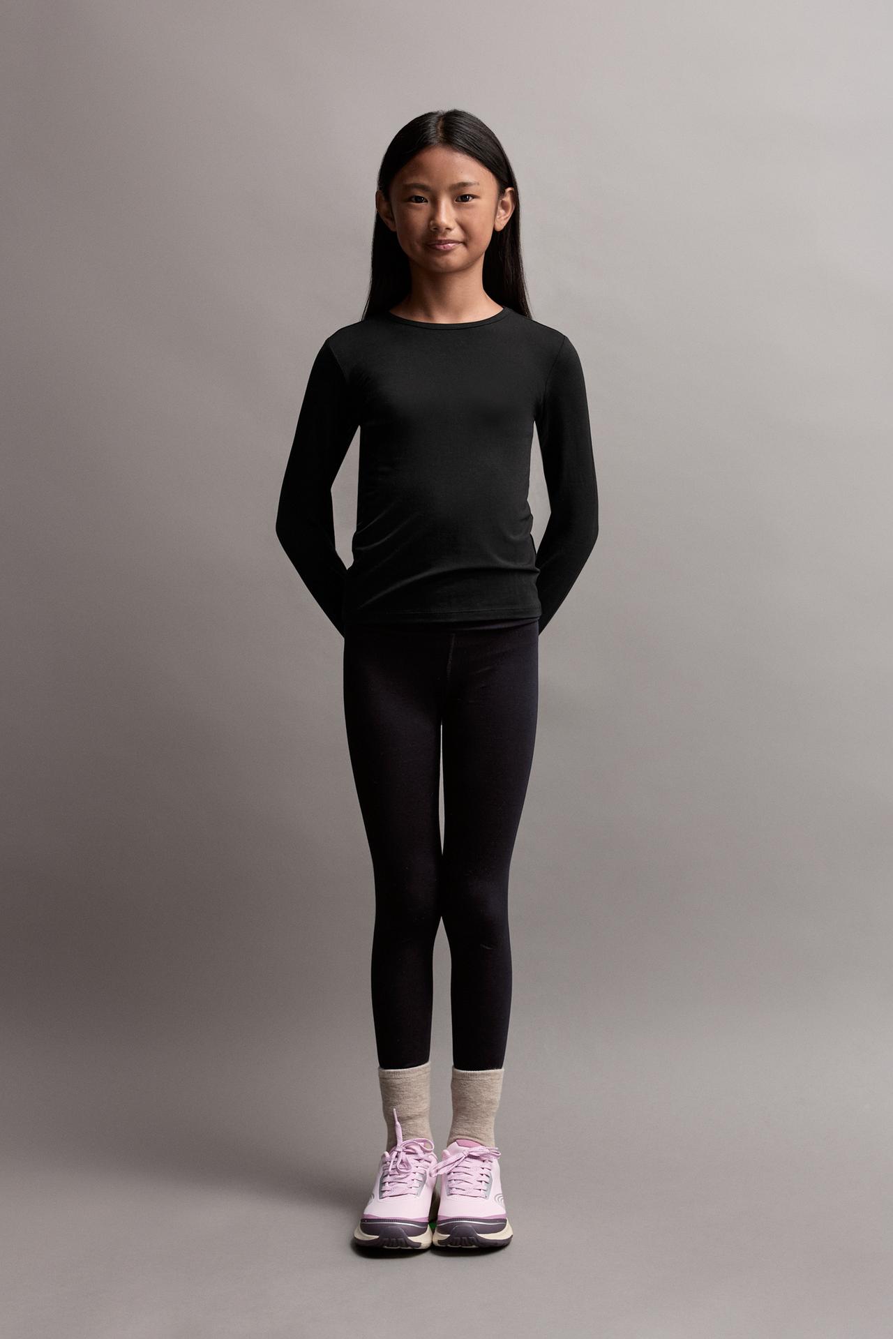 LIGHT WEIGHT thermal comfort leggings — BLACK