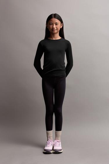 LIGHT WEIGHT thermal comfort leggings — BLACK 1
