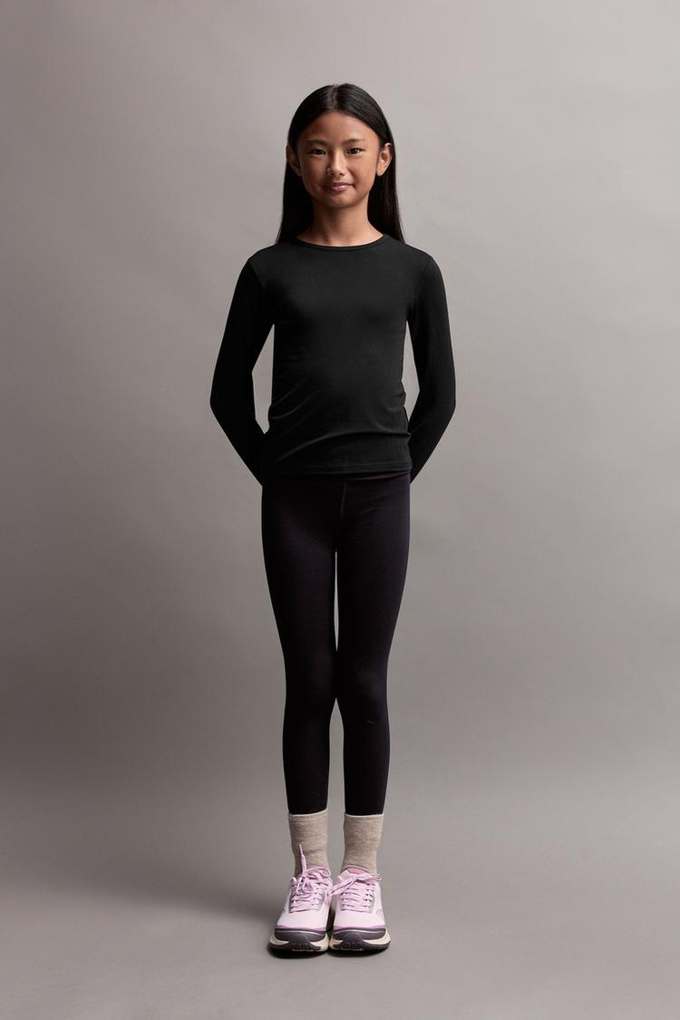 LIGHT WEIGHT thermal comfort leggings — BLACK