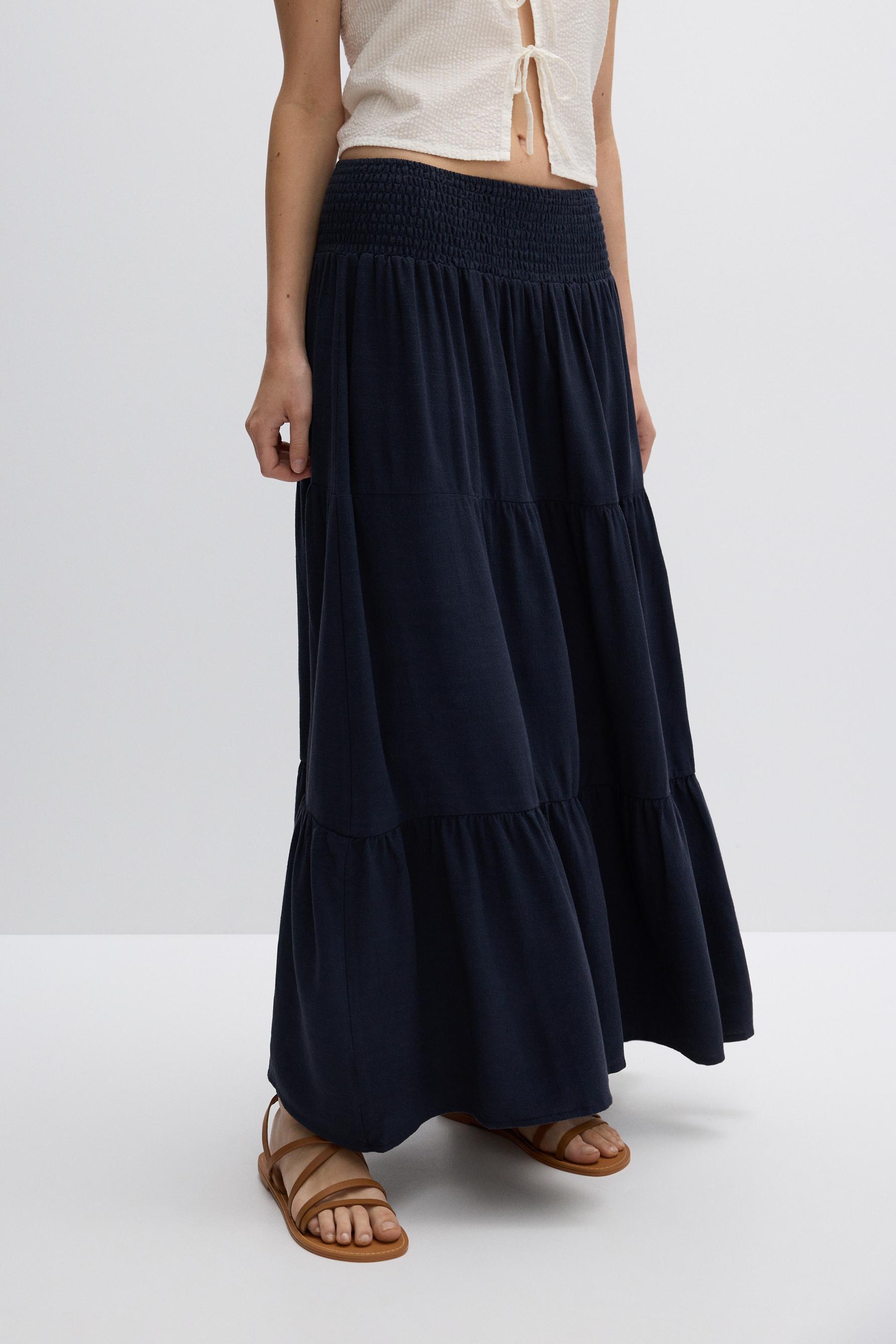 Falda larga rústica