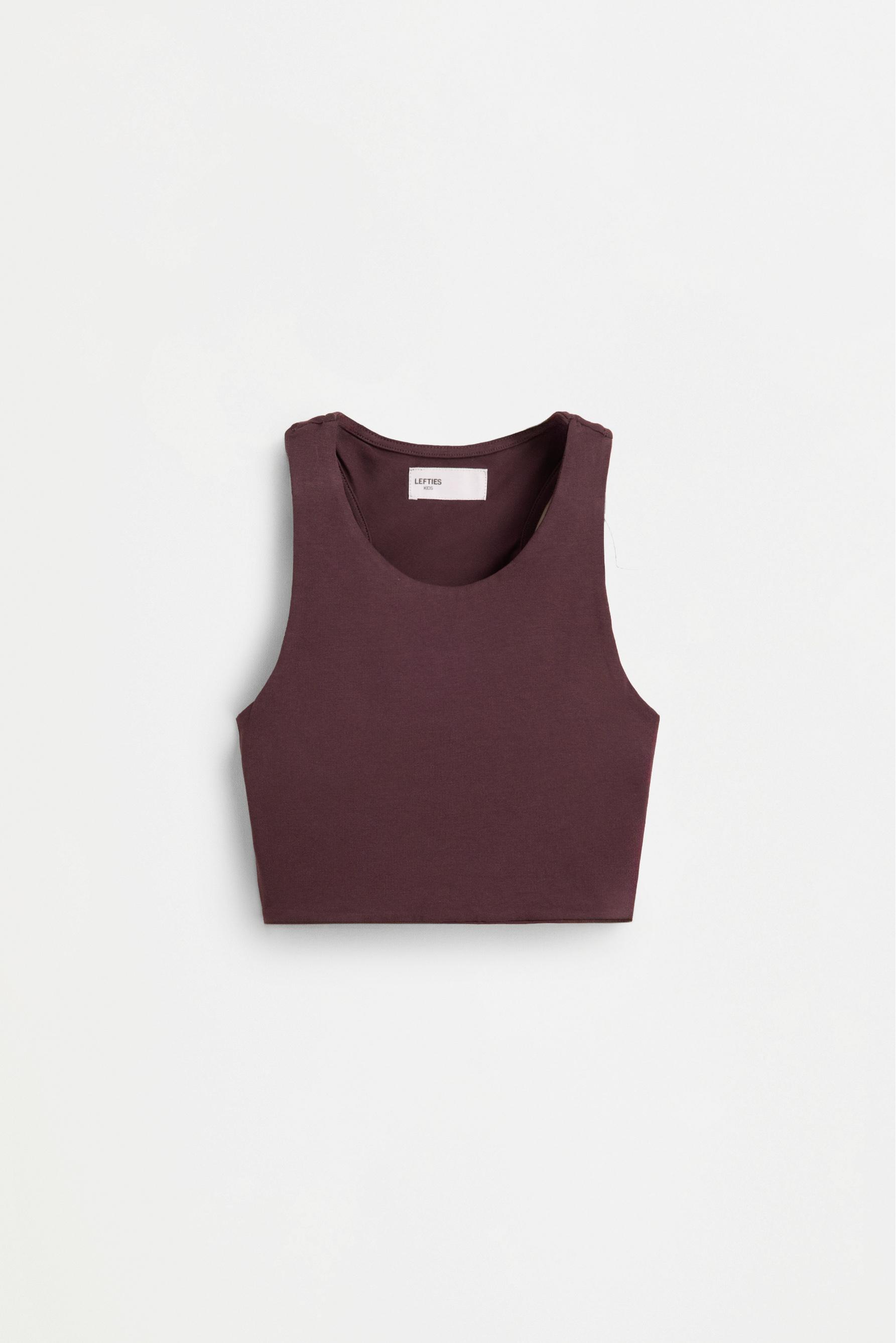 Sports top and cycling leggings co-ord set — CHOCOLATE
