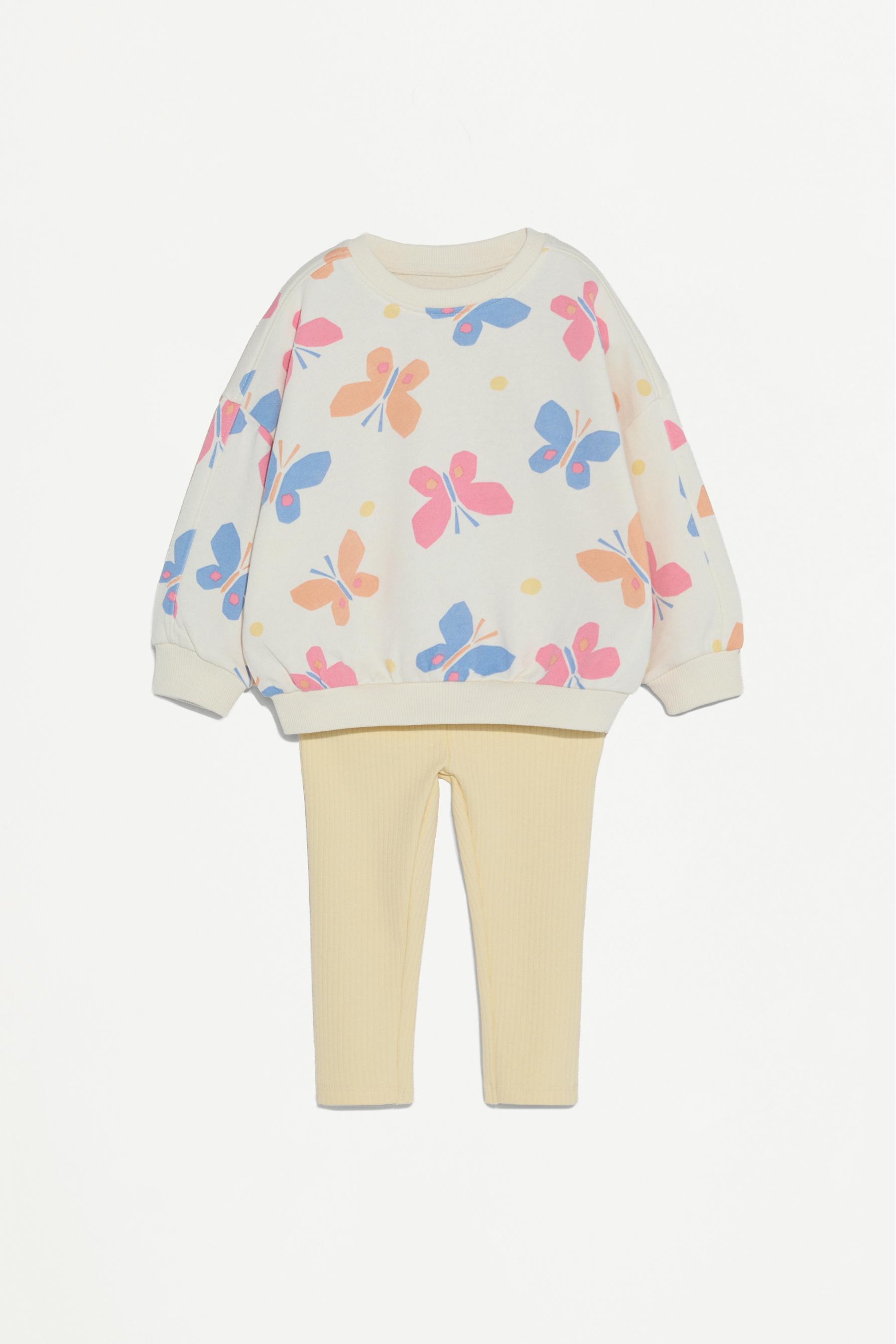 Set sudadera y legging canalé