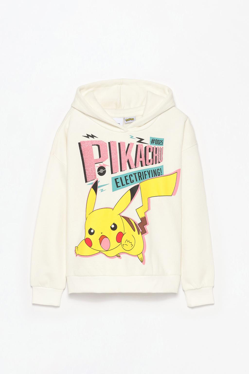 Suadoiro capucha Pikachu Pokémon™ purpurina