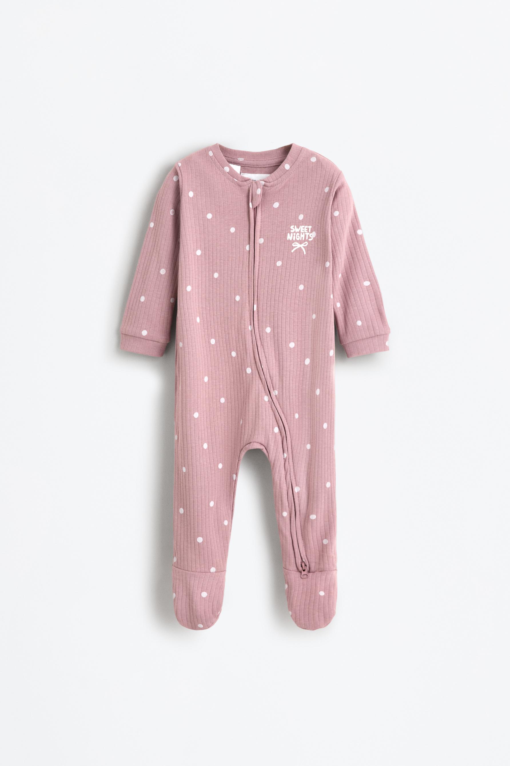 Pijama canalé estampado entero