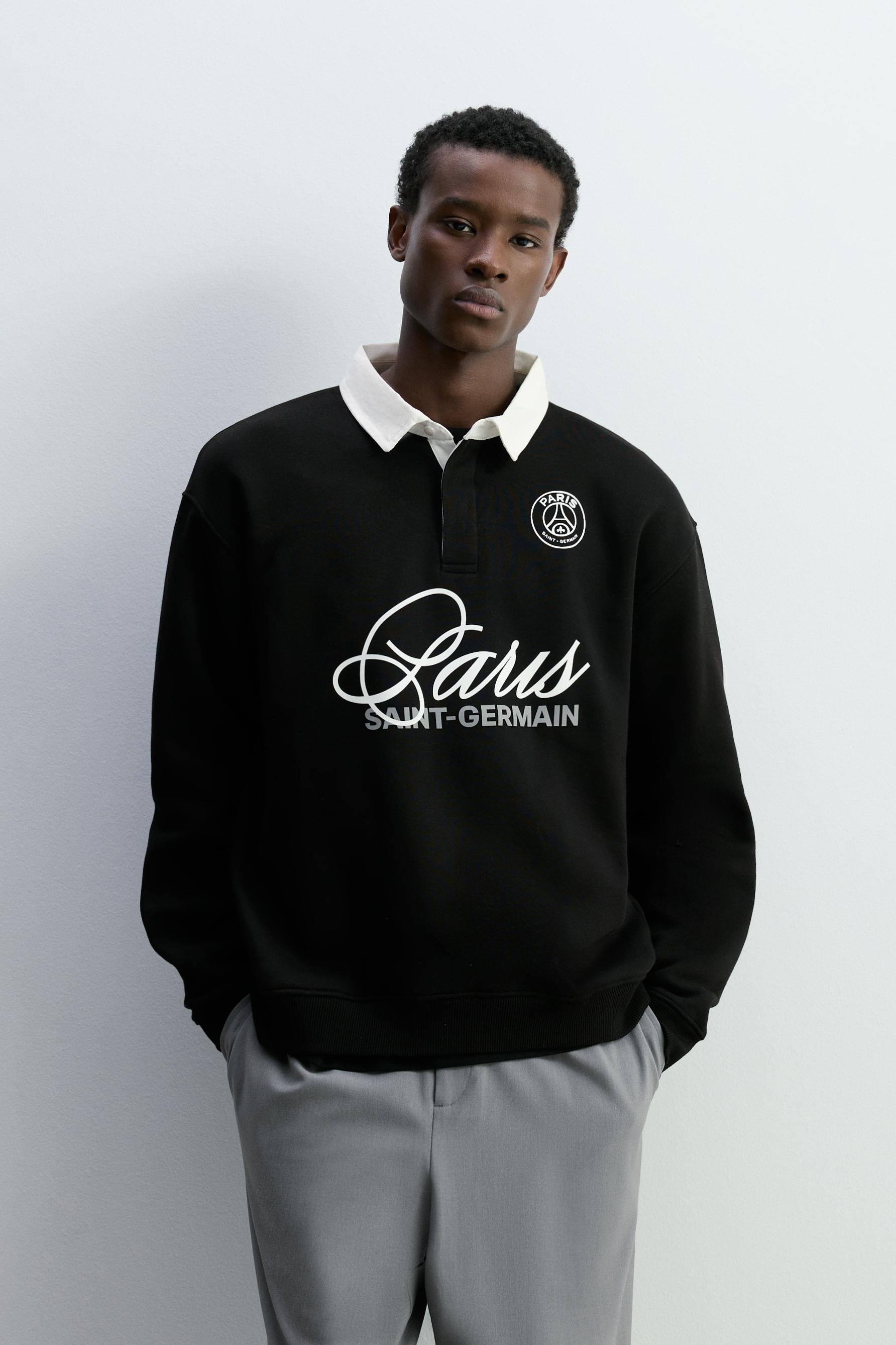 psg black sweatshirt