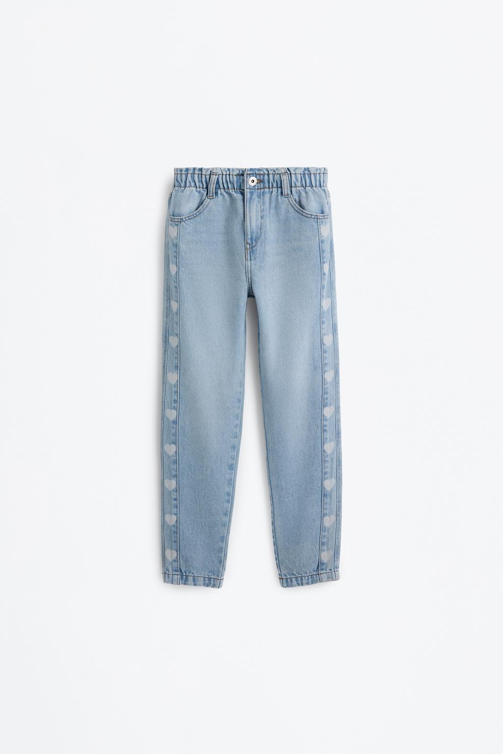 Jeans mom corazones