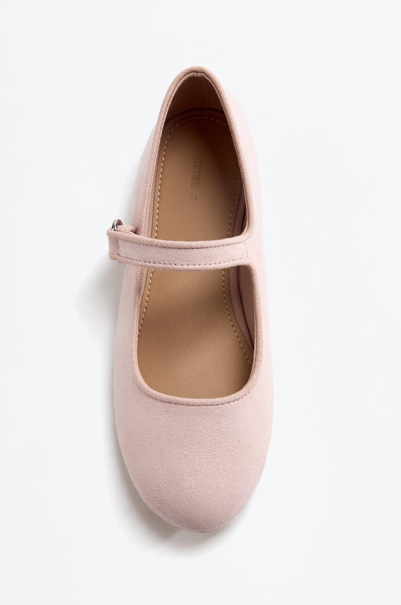 Mary Jane ballerina flat — PINK