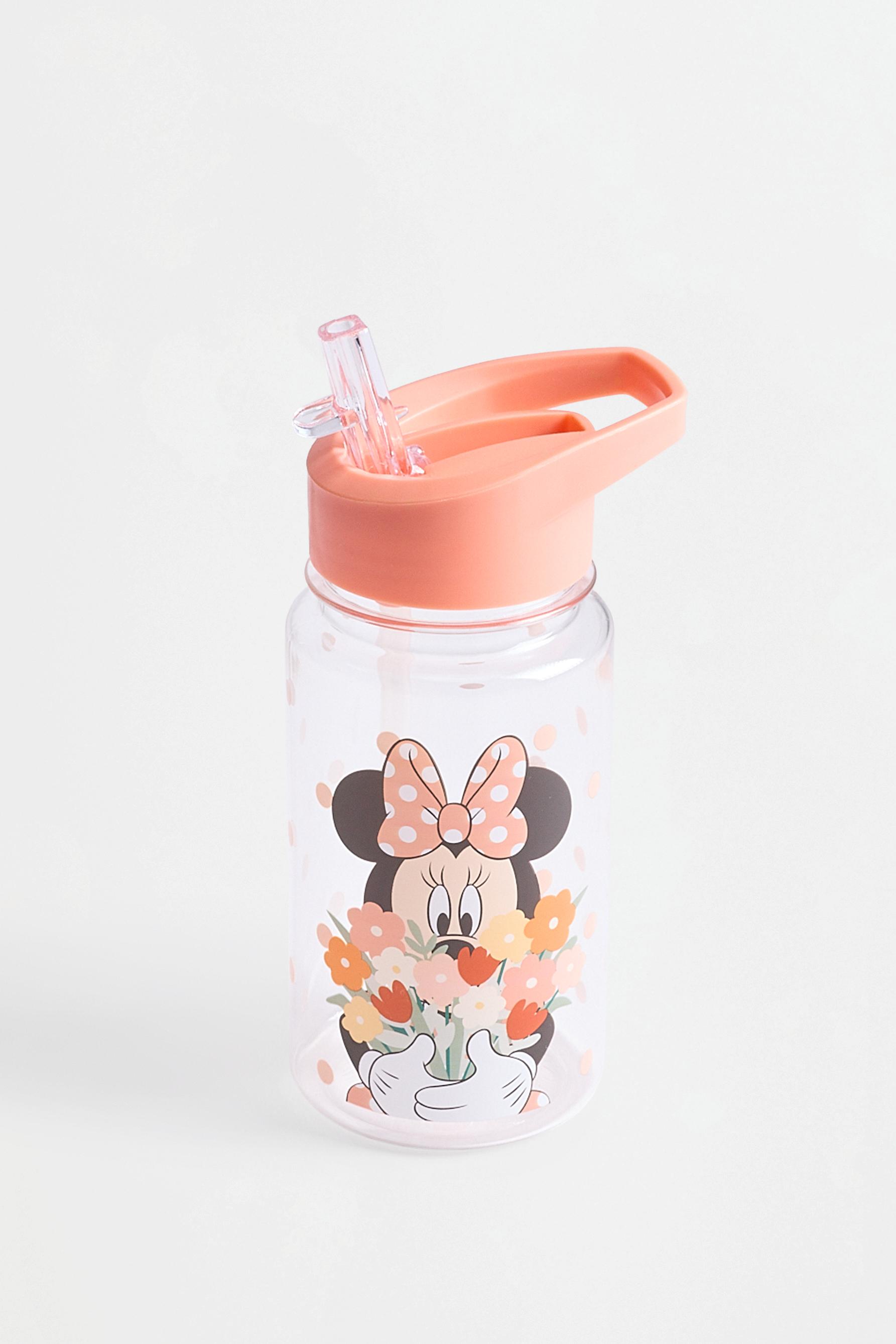 Minnie Mouse ©Disney 435ml floral bottle — SALMON PINK
