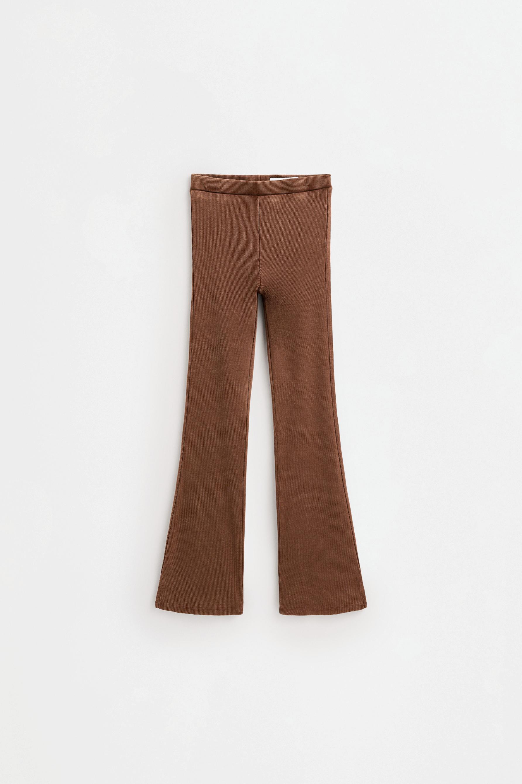 Washed effect T-shirt and leggings set — CHOCOLATE