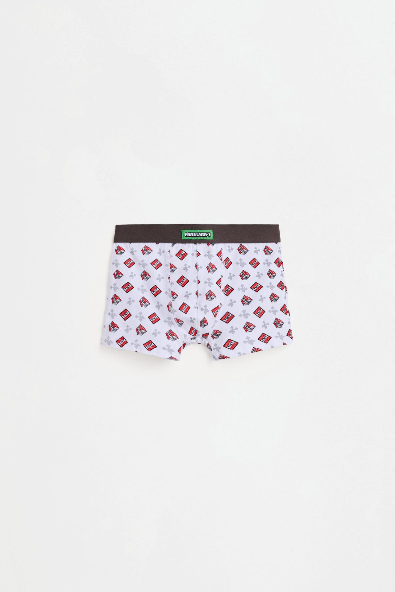 Minecraft boxer briefs (3-pack) — PALE GREY