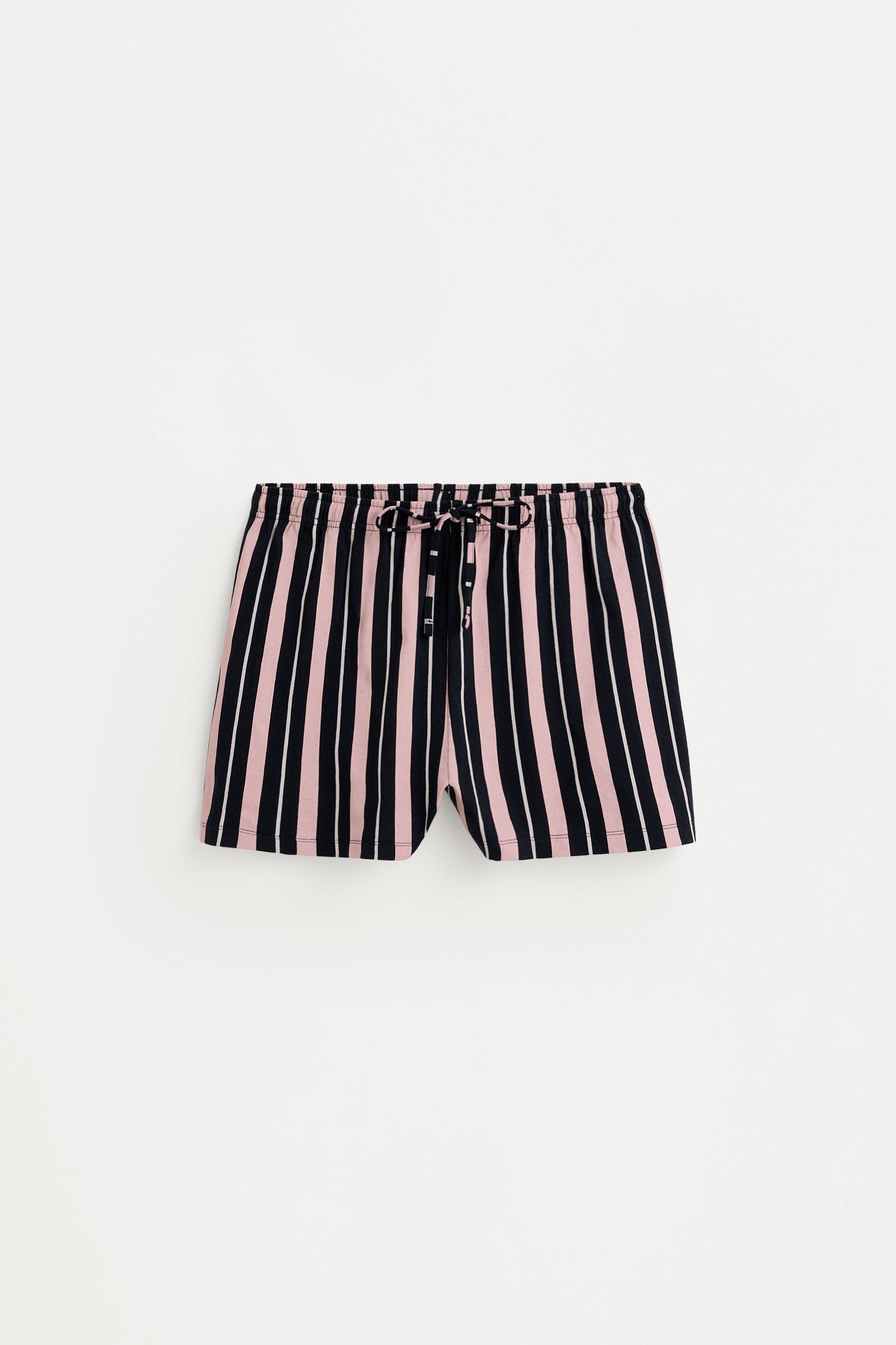 Printed short pyjamas — NAVY