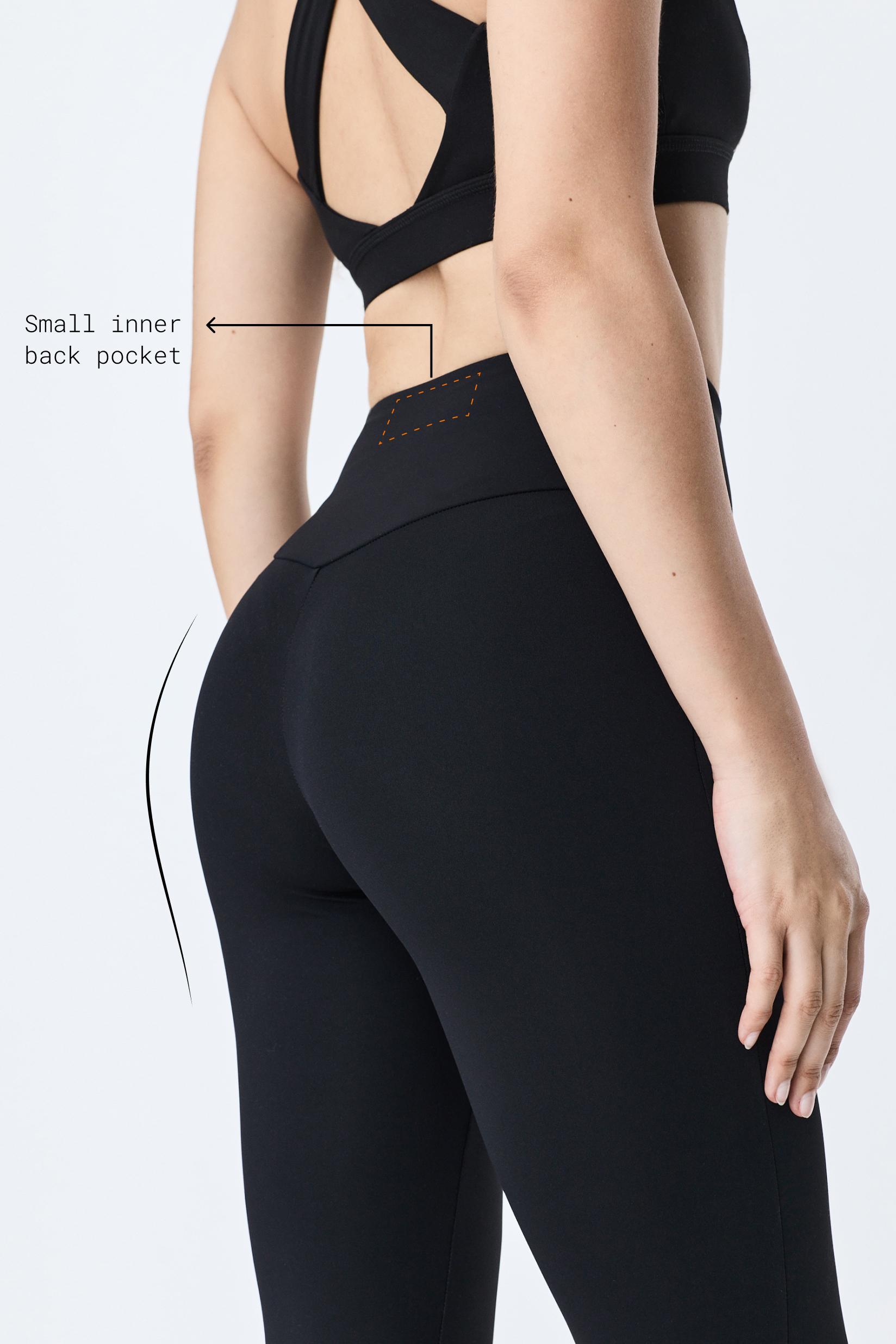 Basic sports leggings — BLACK