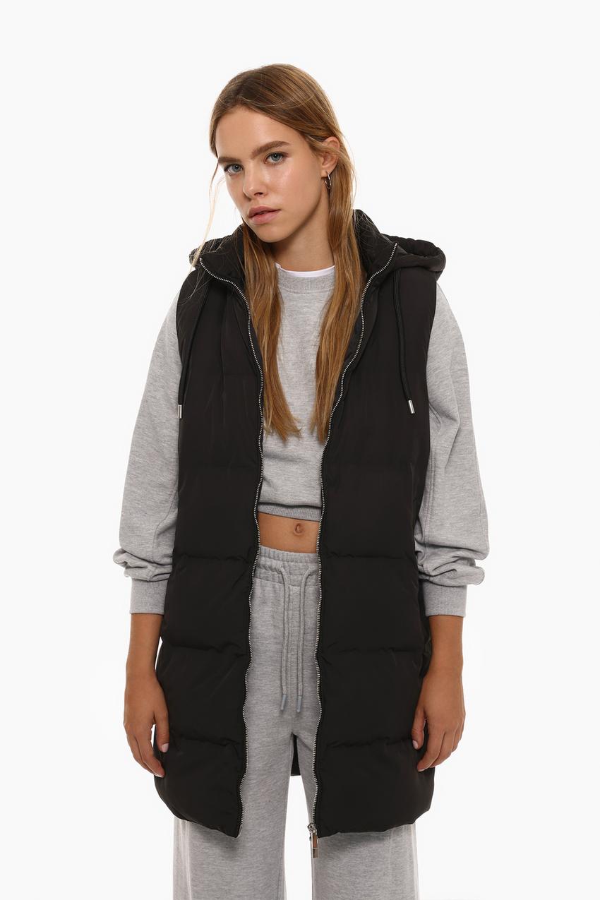 Chaleco acolchado largo Lefties ESPAÑA