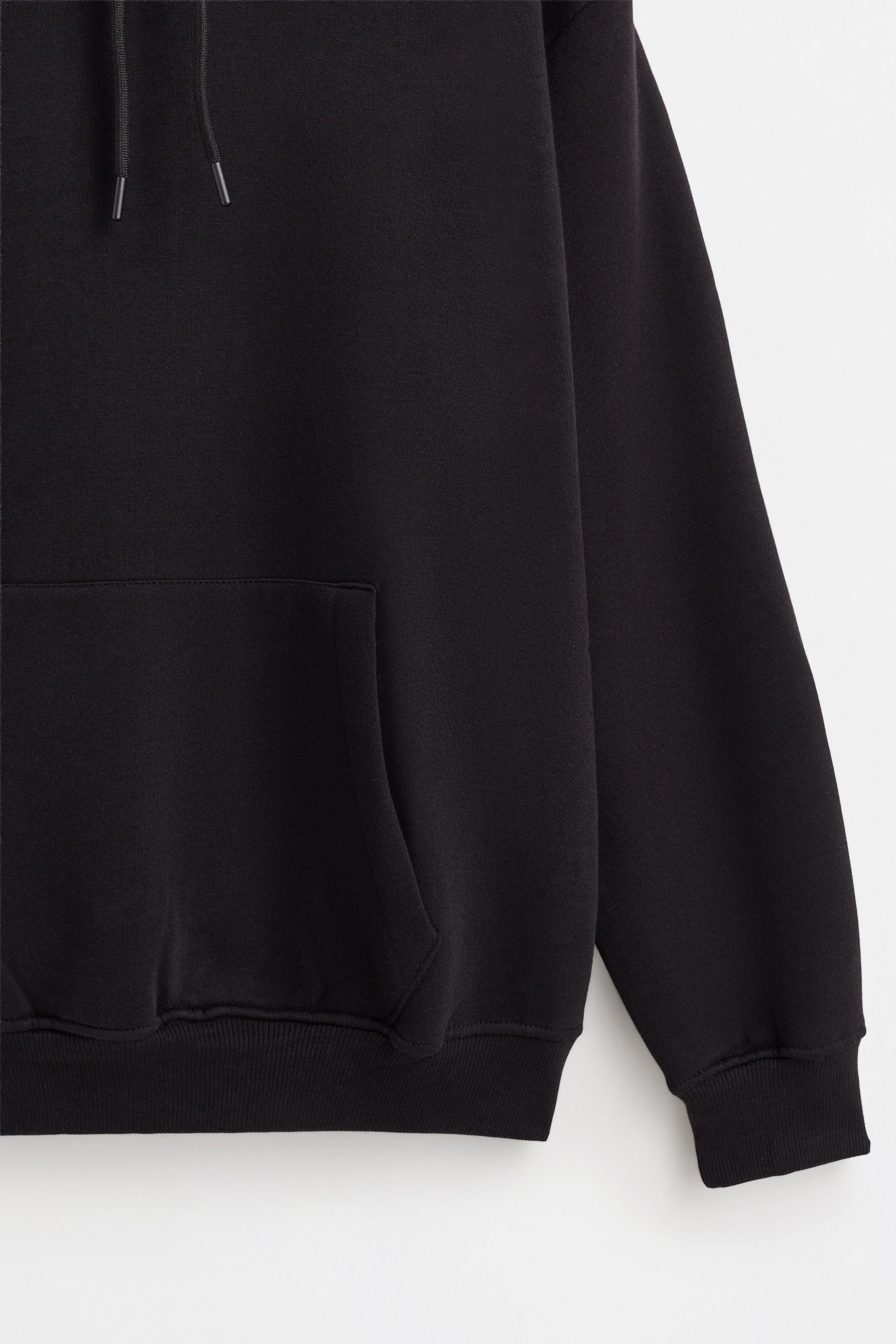 Basic hoodie — BLACK