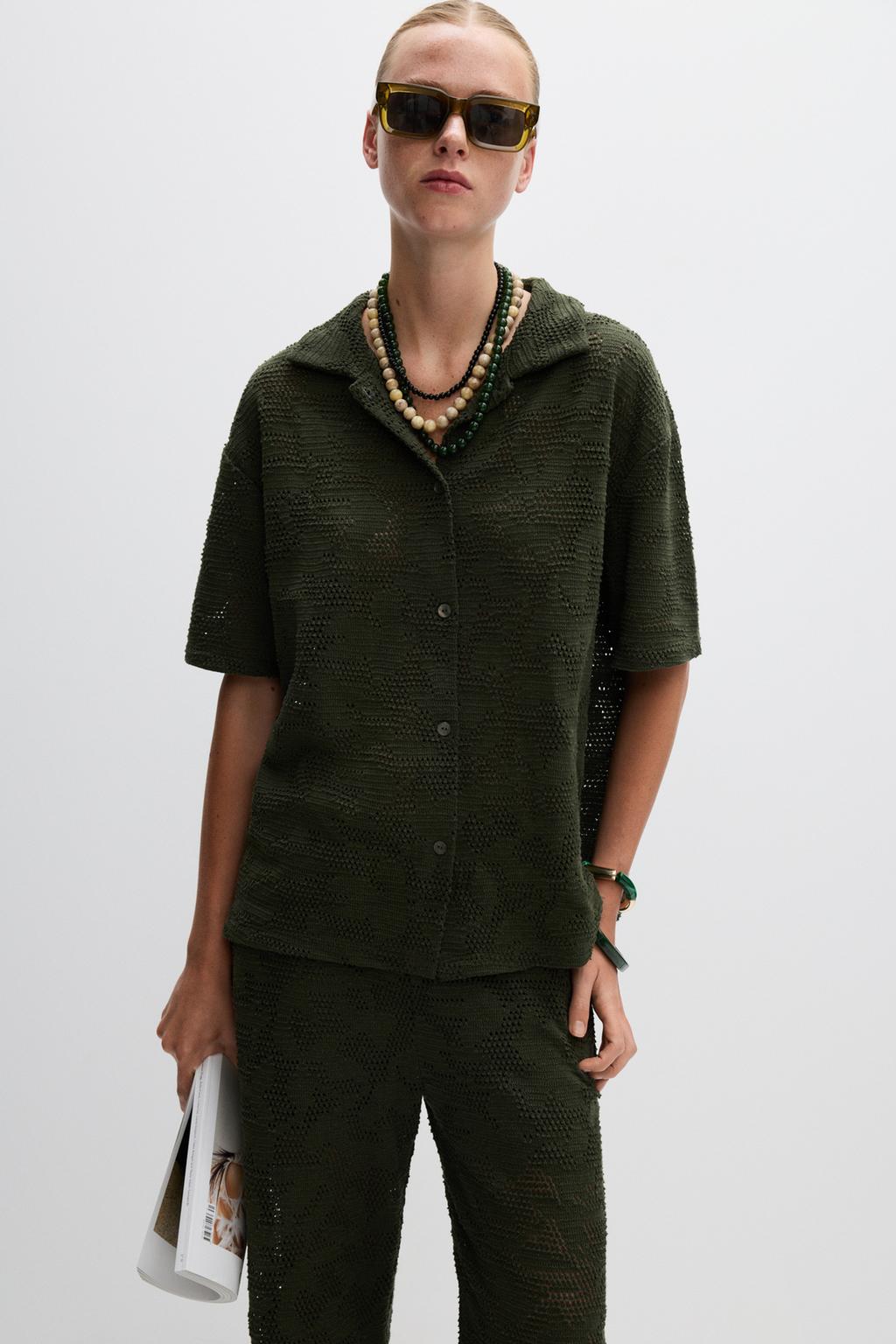 Camisa crochet