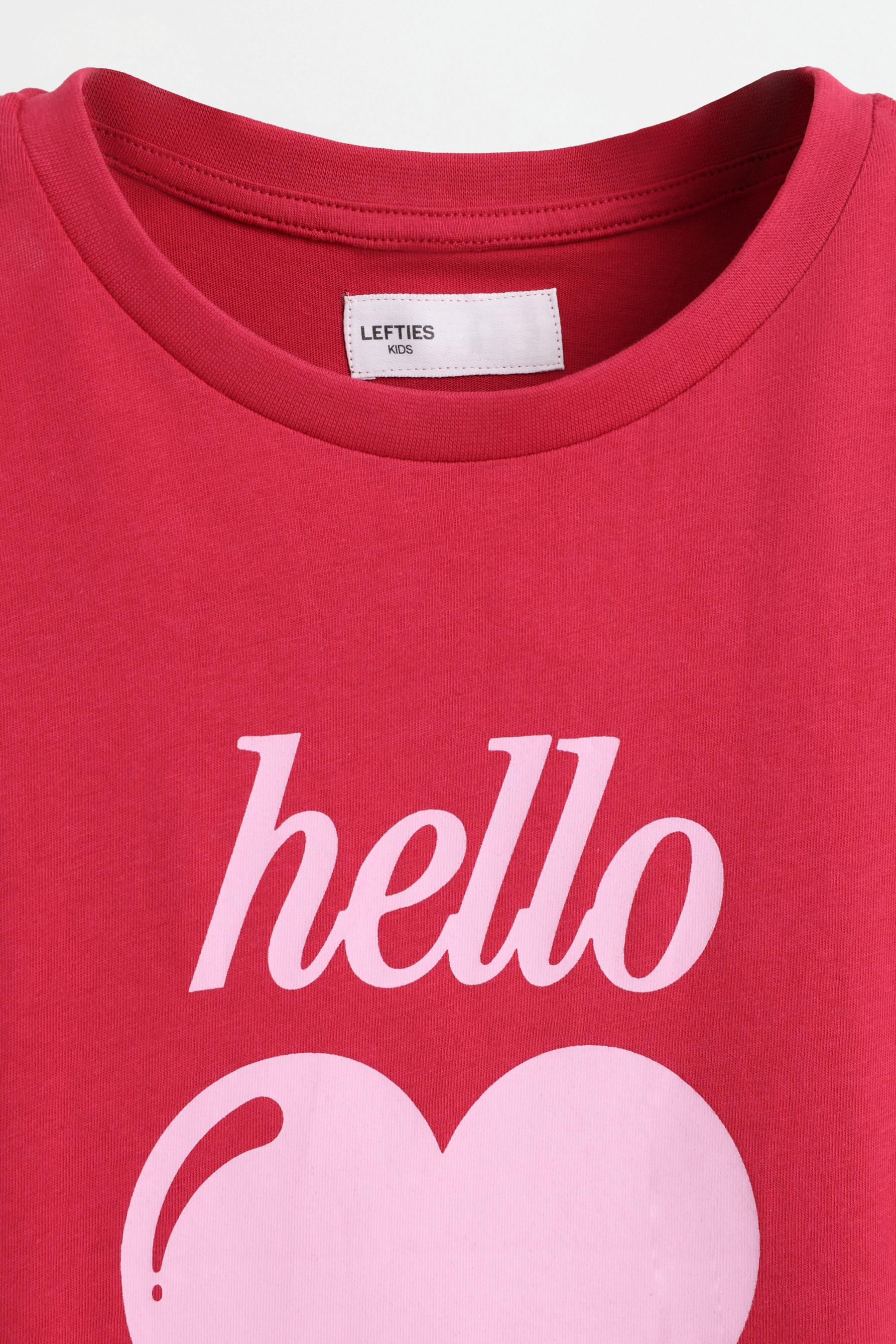 Printed T-shirt — RED