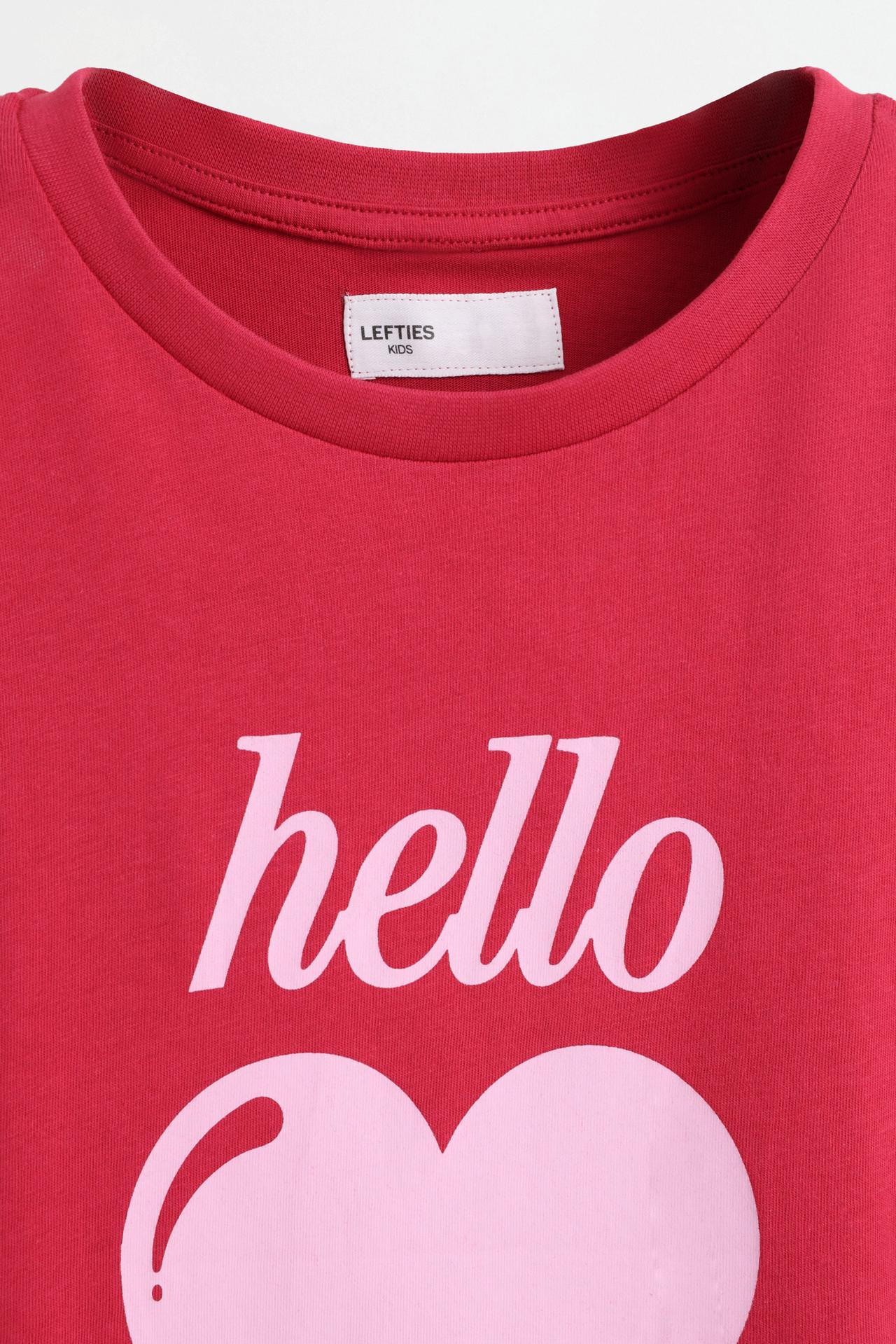 Printed T-shirt — RED