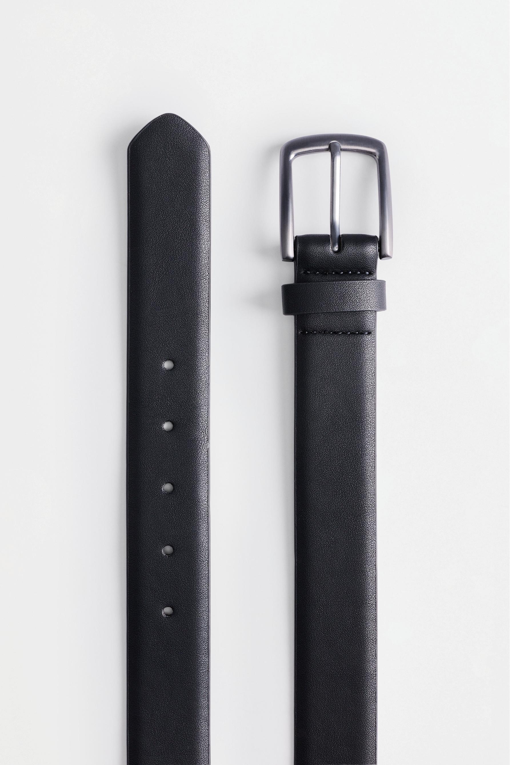 Smooth belt — BLACK