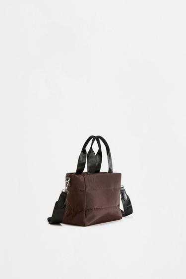 Quilted crossbody bag — BROWN 2