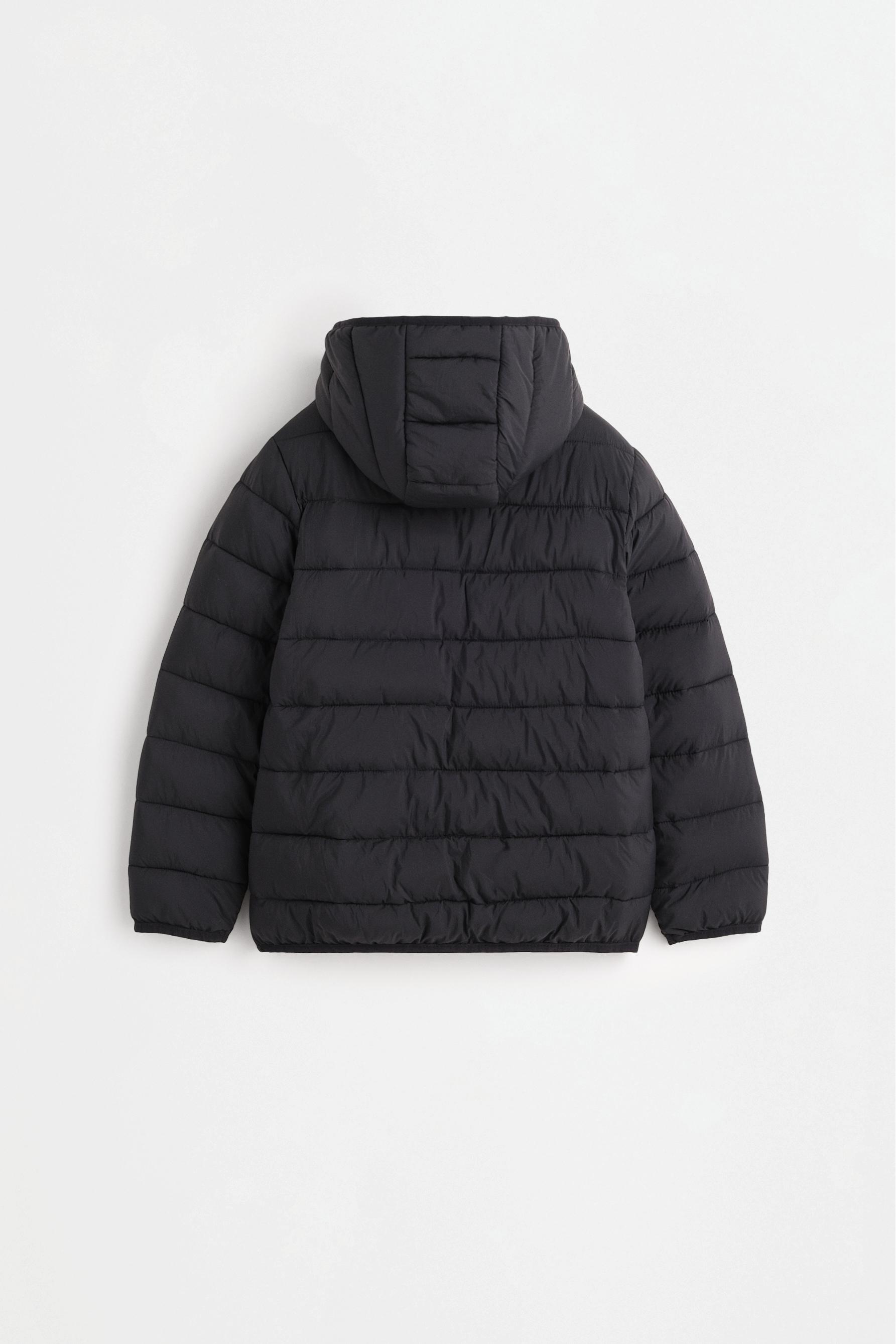 Lightweight quilted jacket — BLACK
