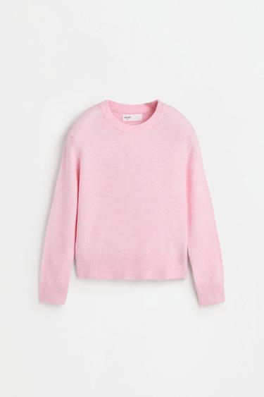 Fluffy knit sweater — PINK 3
