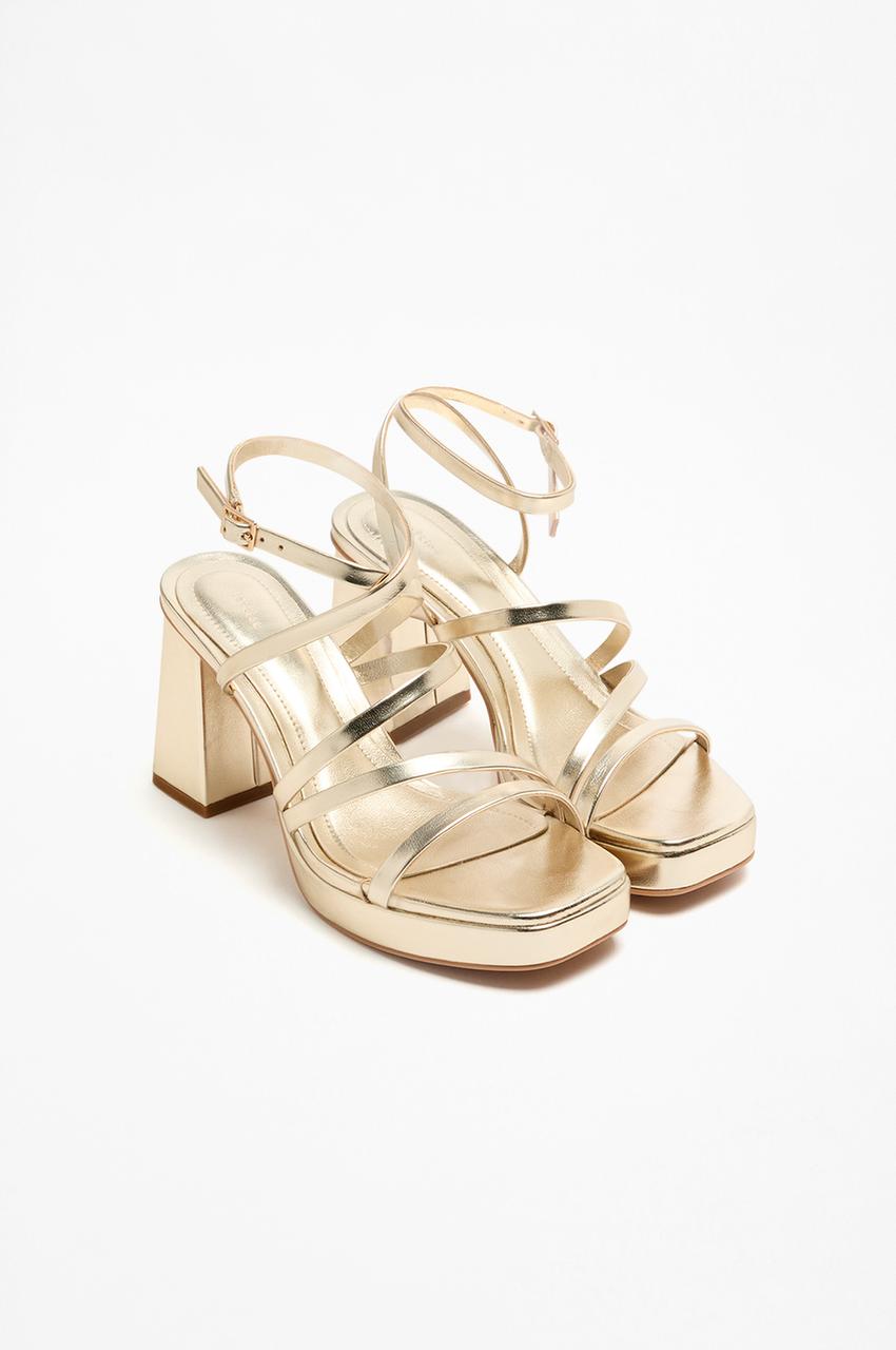 Sandalia tacón plataforma ZAPATOS Mujer Lefties ESPAÑA