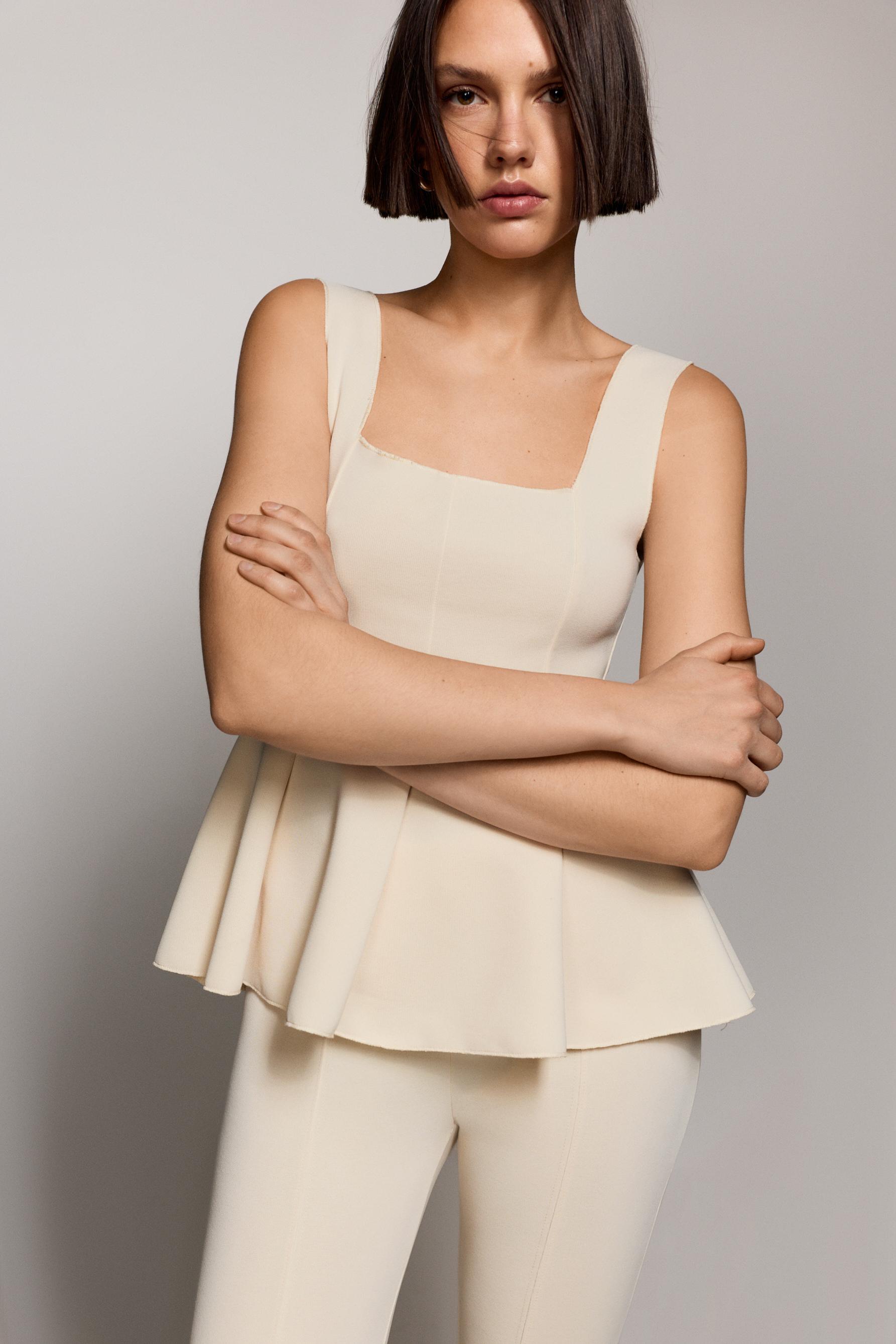 Peplum top - Tops | Bodysuits - CLOTHING - Woman | LEFTIES Andorra