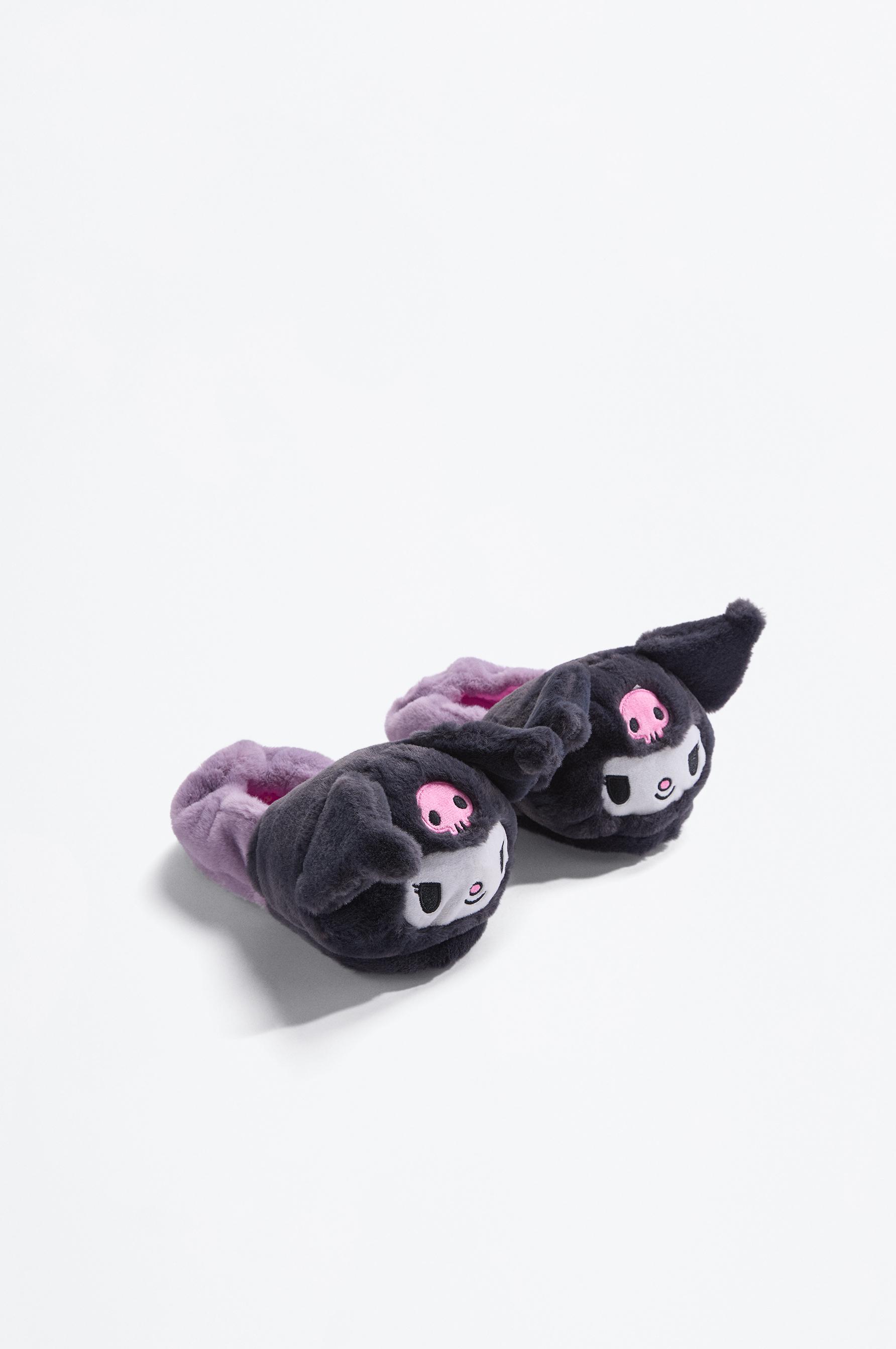 Kuromi volume house slippers — GREY