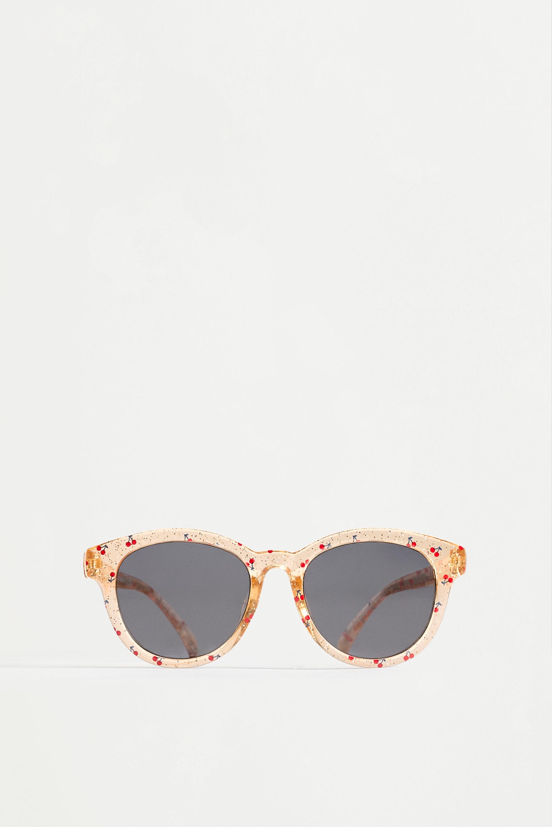 Transparent cherry glasses — SKY BLUE