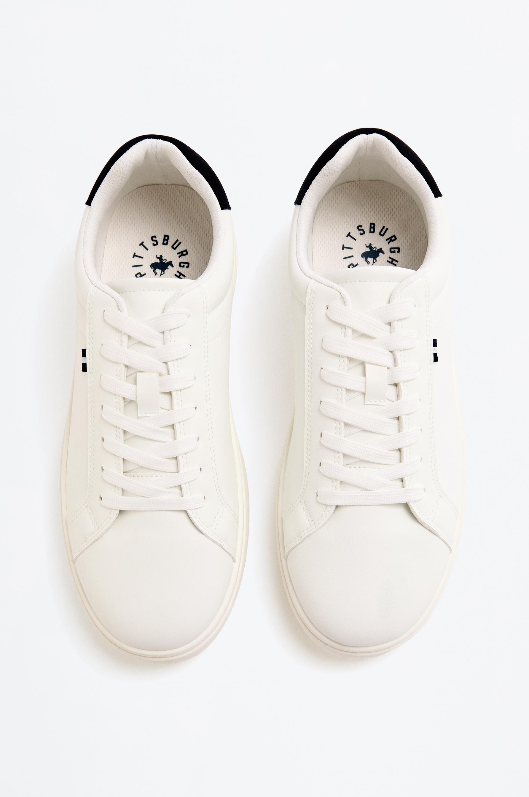Casual flag sneakers — WHITE