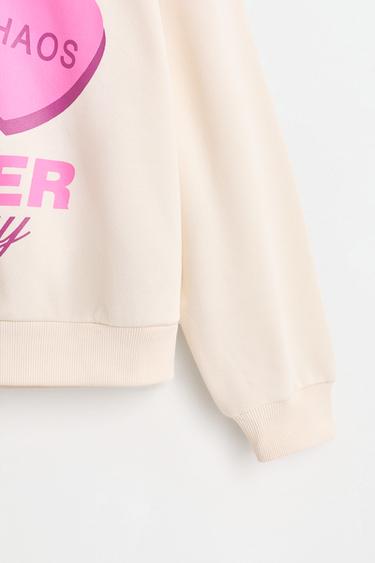 Printed sweatshirt — MEDIUM ECRU 4