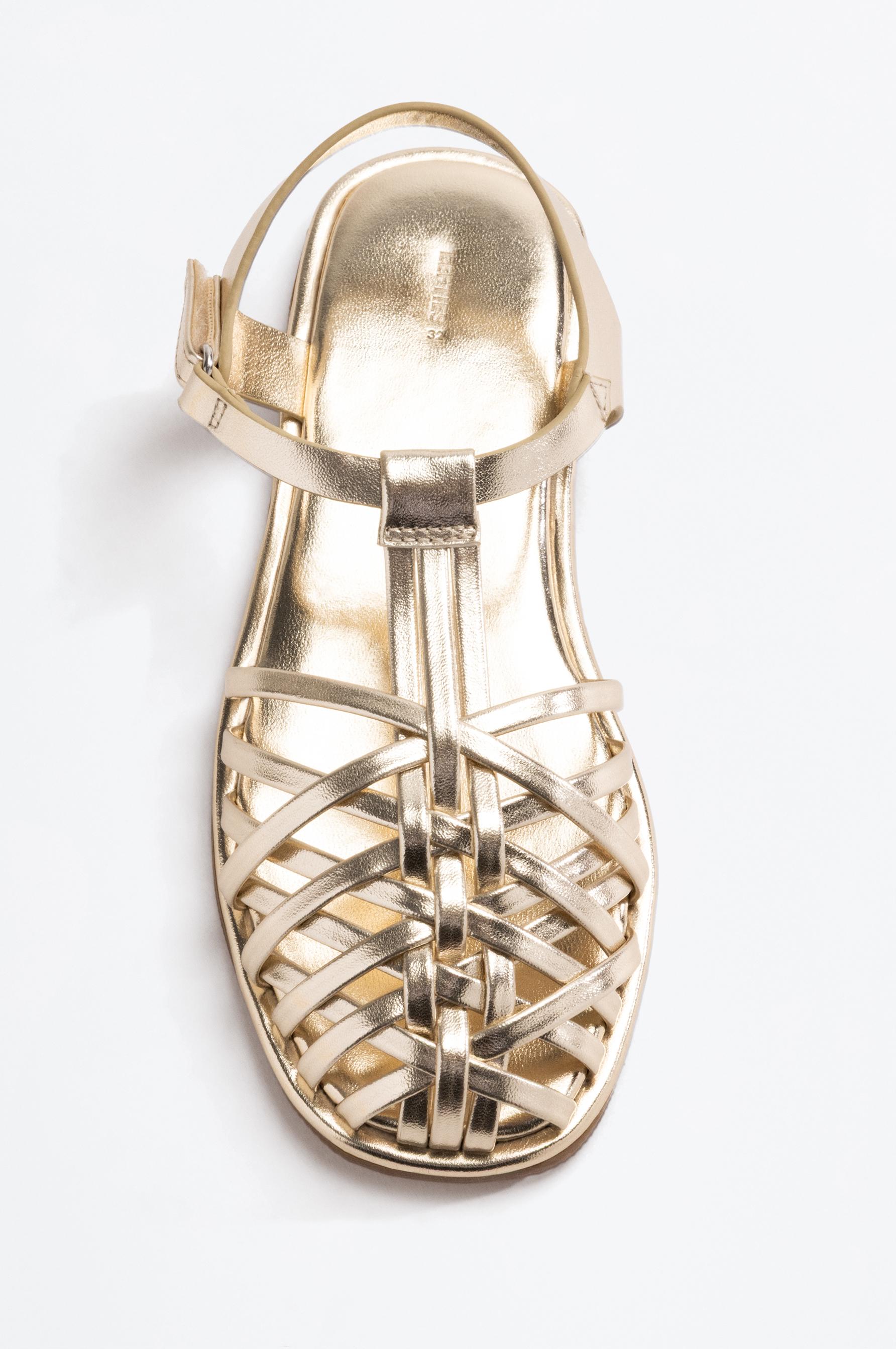 Cage sandals — GOLD