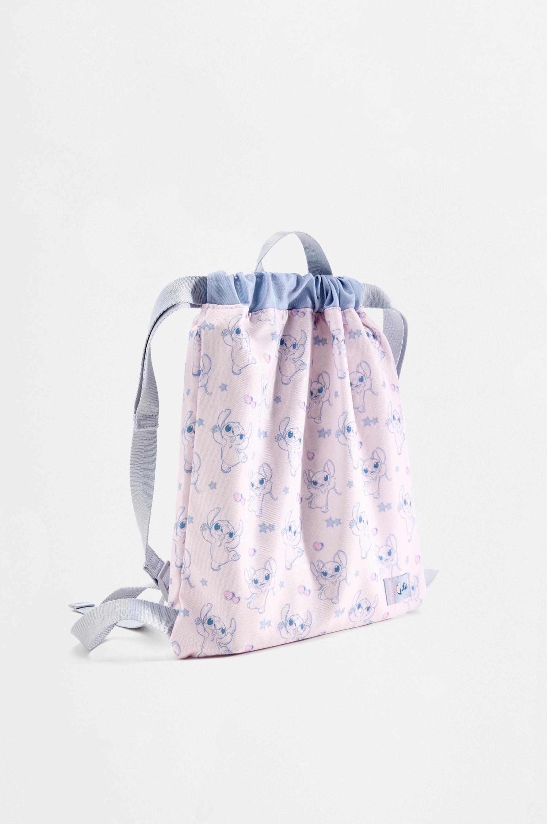 Stitch ©Disney Pop Drawstring Backpack — PALE PINK